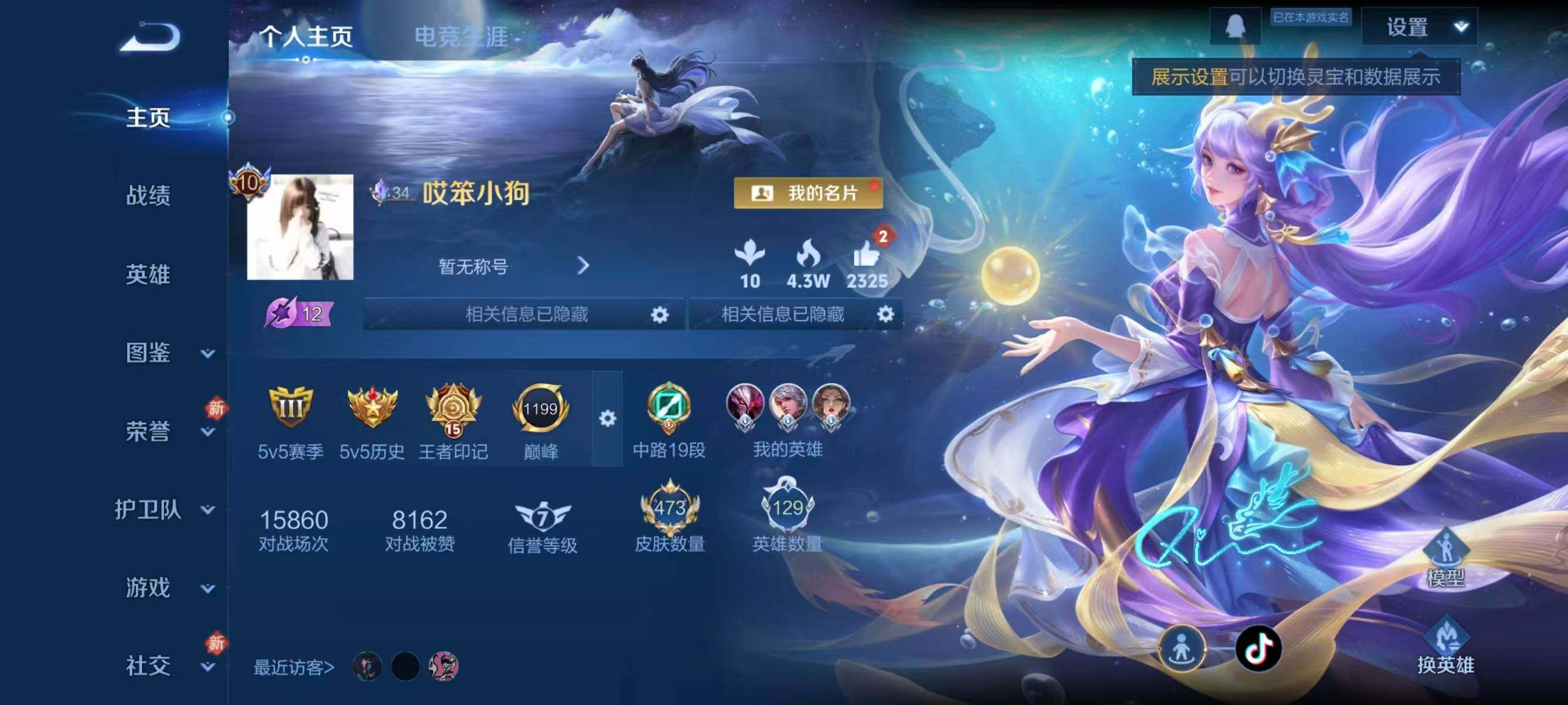 WZQM4145866王者荣耀账号详情图3