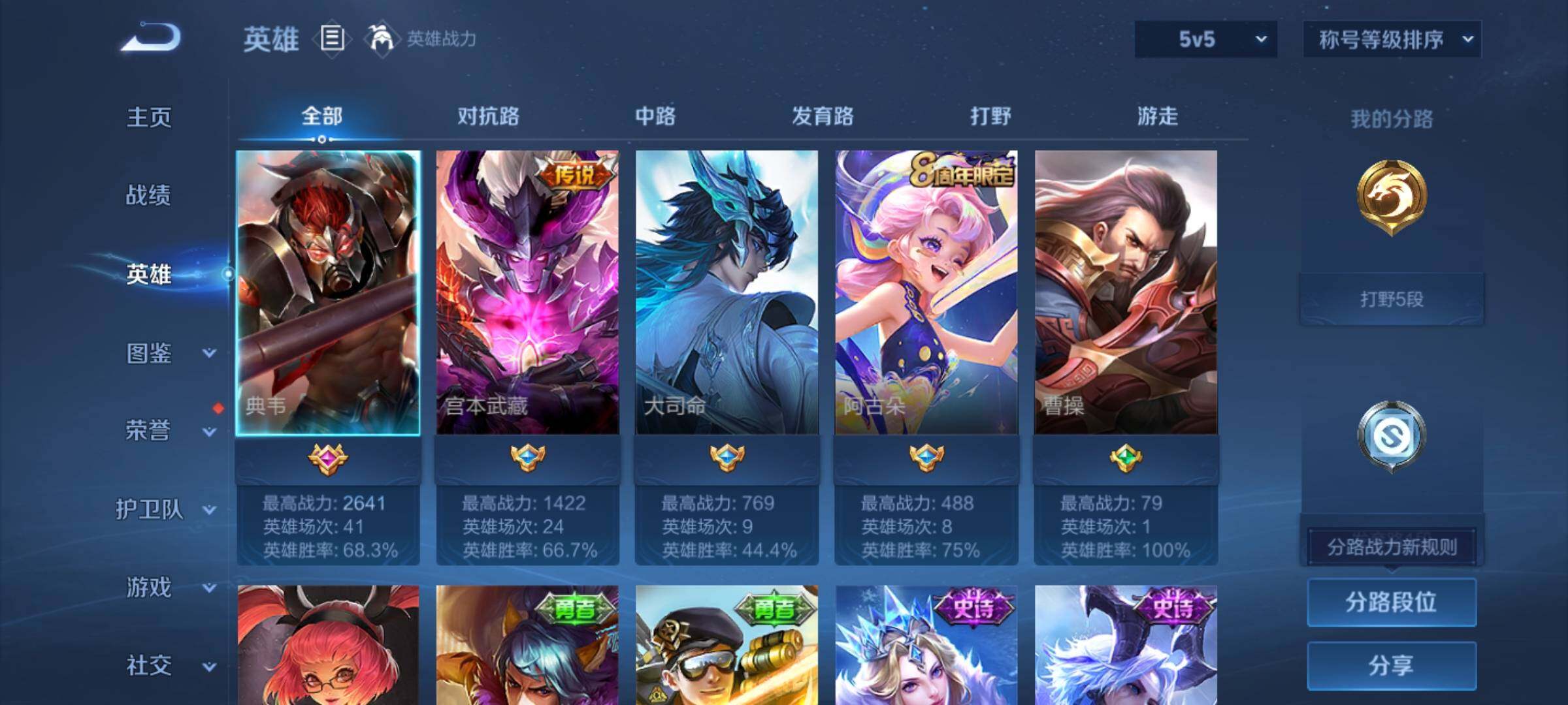 WZCMY4151060王者荣耀账号详情图5