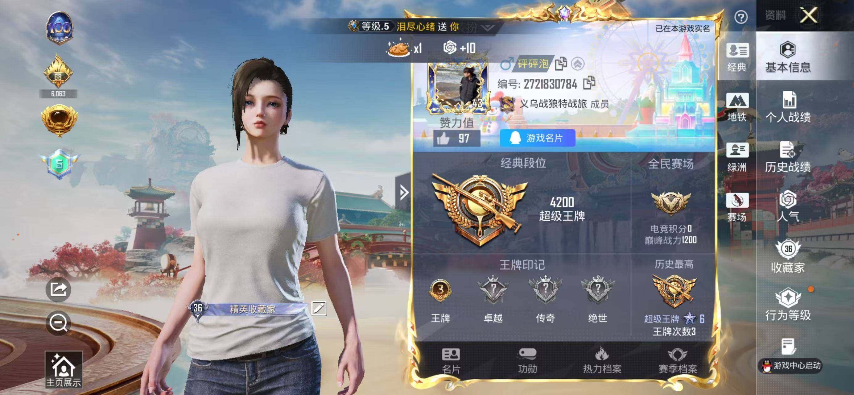 HPQM480196和平精英账号详情图3