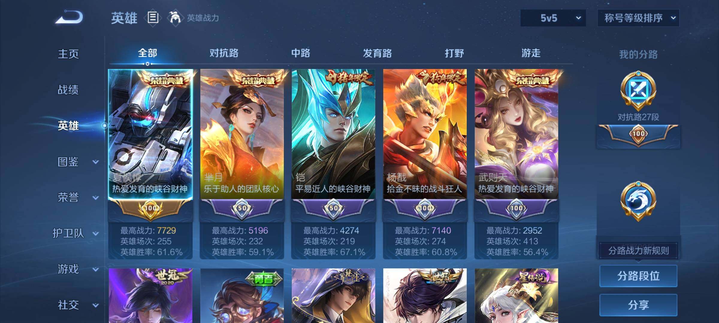 WZCMY4151924王者荣耀账号详情图3