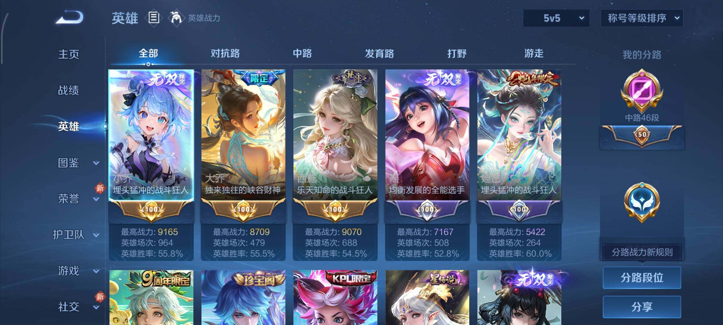 WZCMW4154112王者荣耀账号详情图3