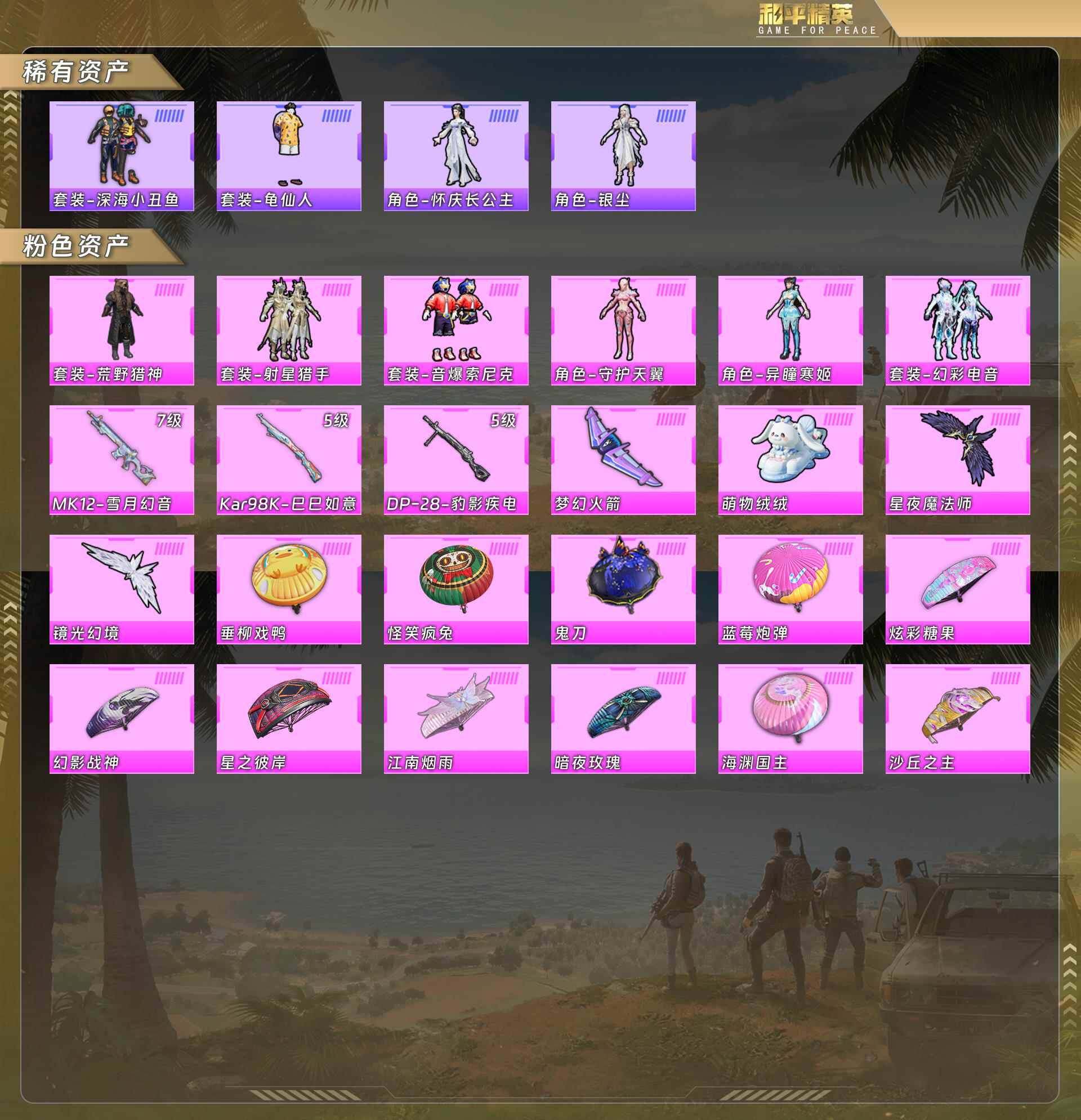 HPQM490309和平精英账号详情图5