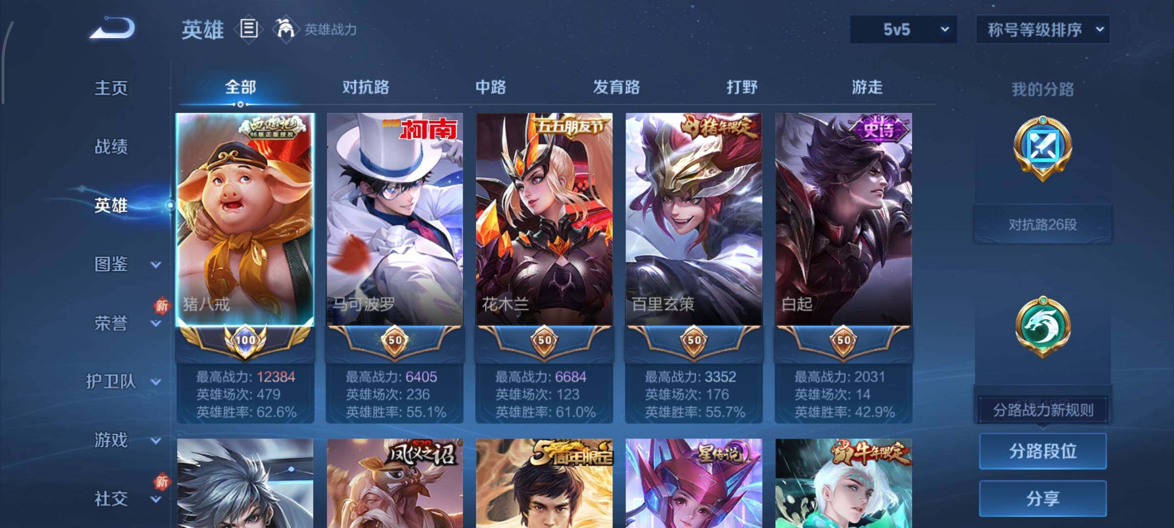 WZCMW4154126王者荣耀账号详情图3