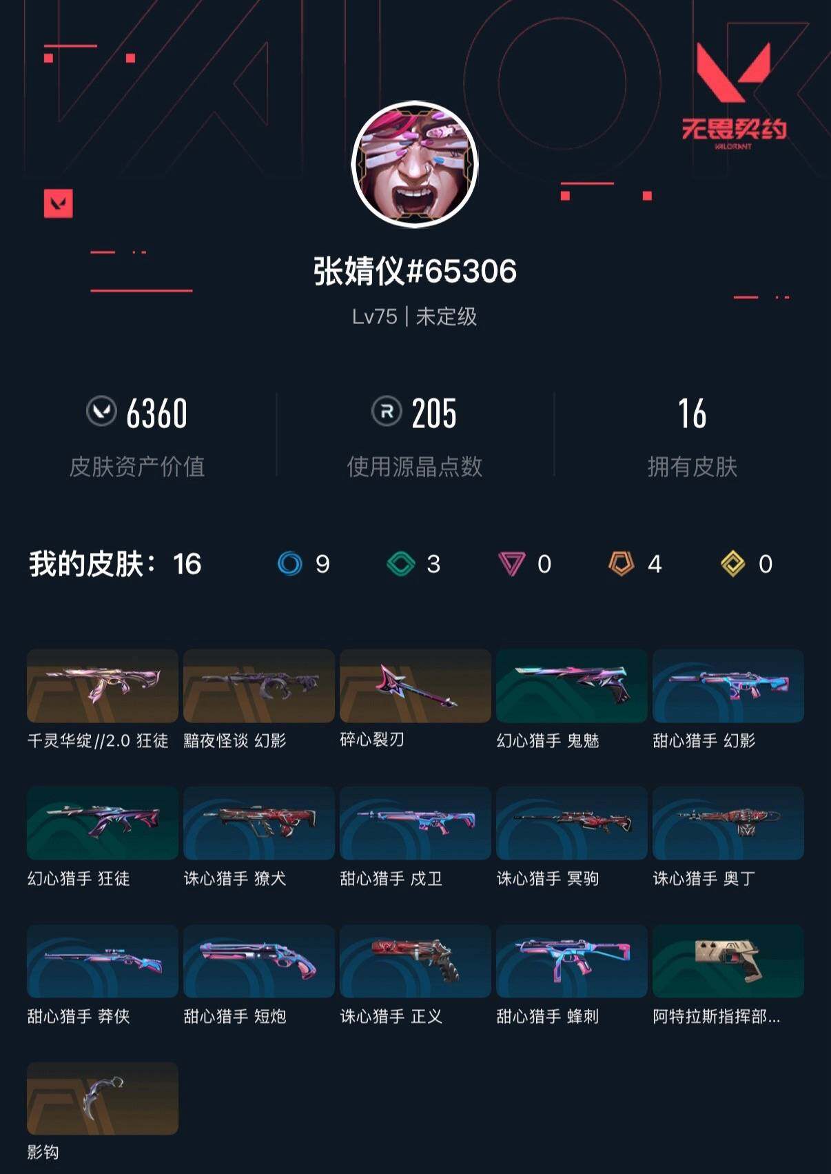 WWQXL412652无畏契约账号详情图3 WWQXL412652无畏契约账号详情图3