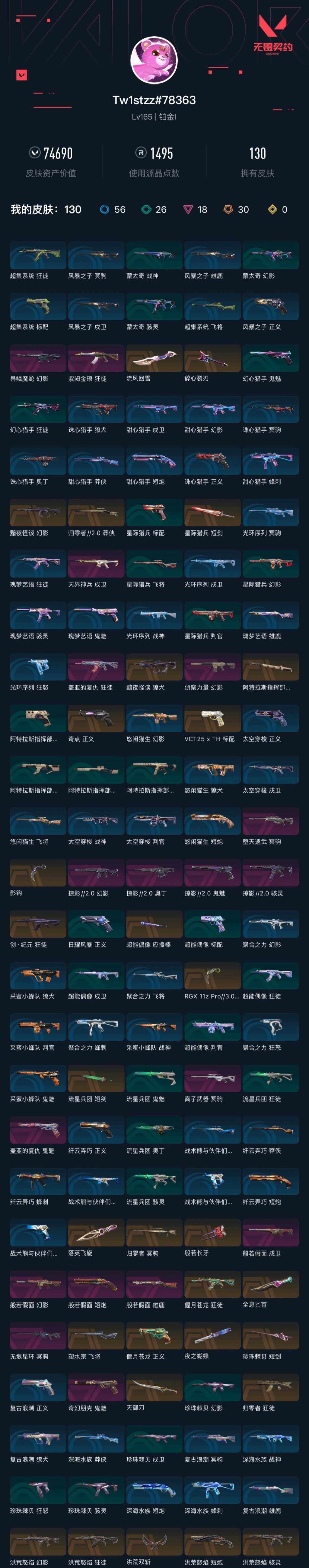 WWQXL412653无畏契约账号详情图6 WWQXL412653无畏契约账号详情图6