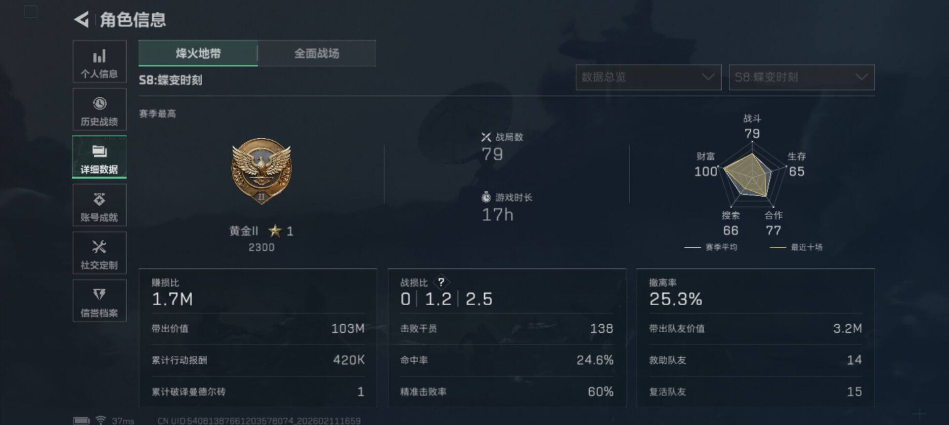 SJZQM441734三角洲行动账号详情图7