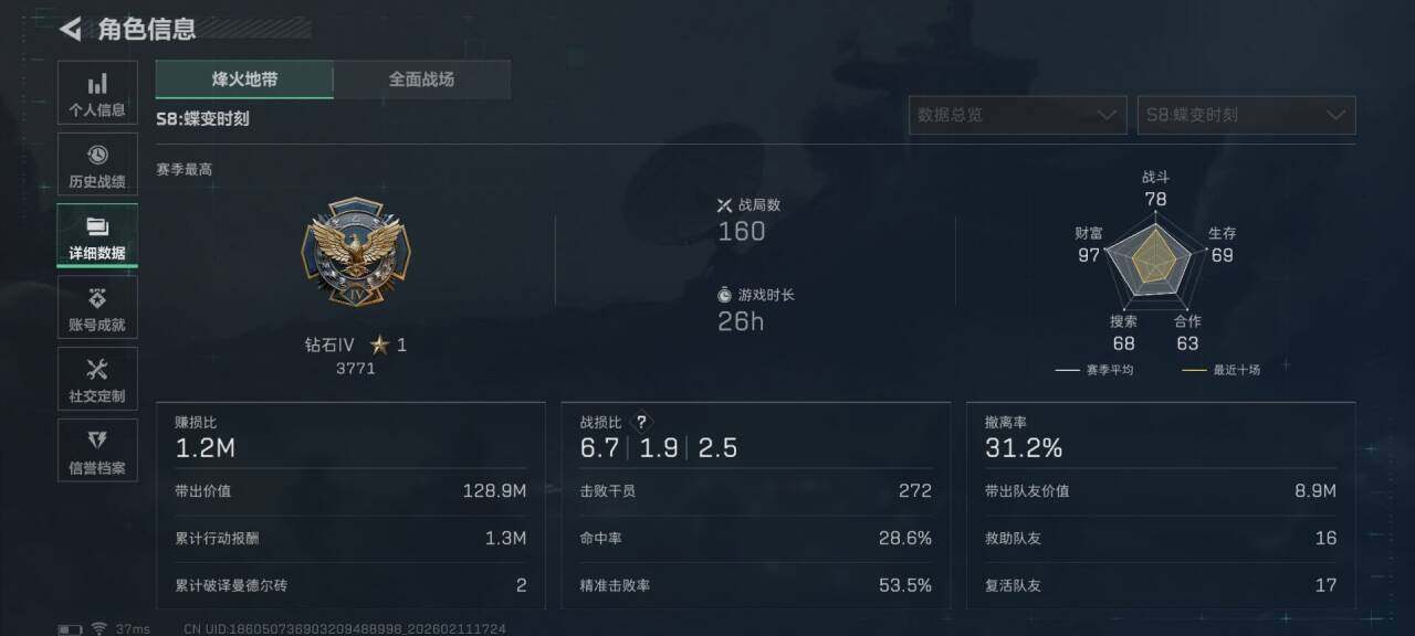 SJZEY441153三角洲行动账号详情图12