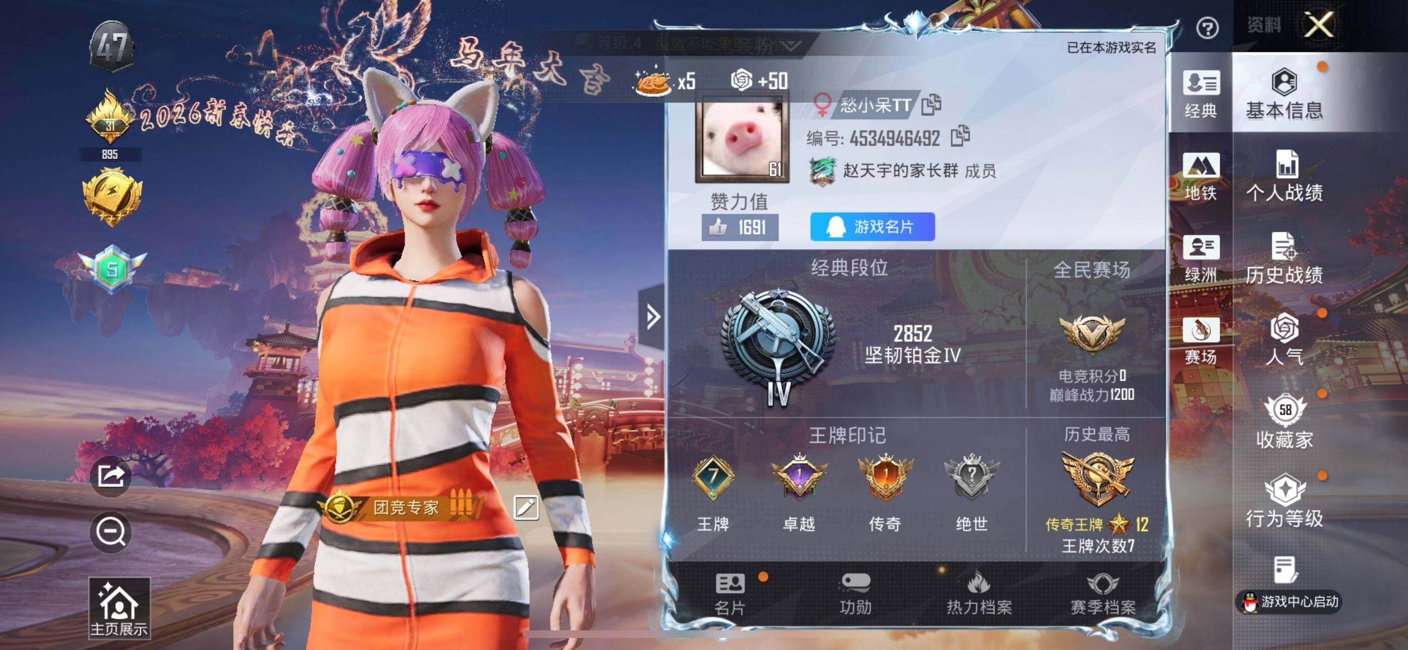 HPCMW493731和平精英账号详情图2