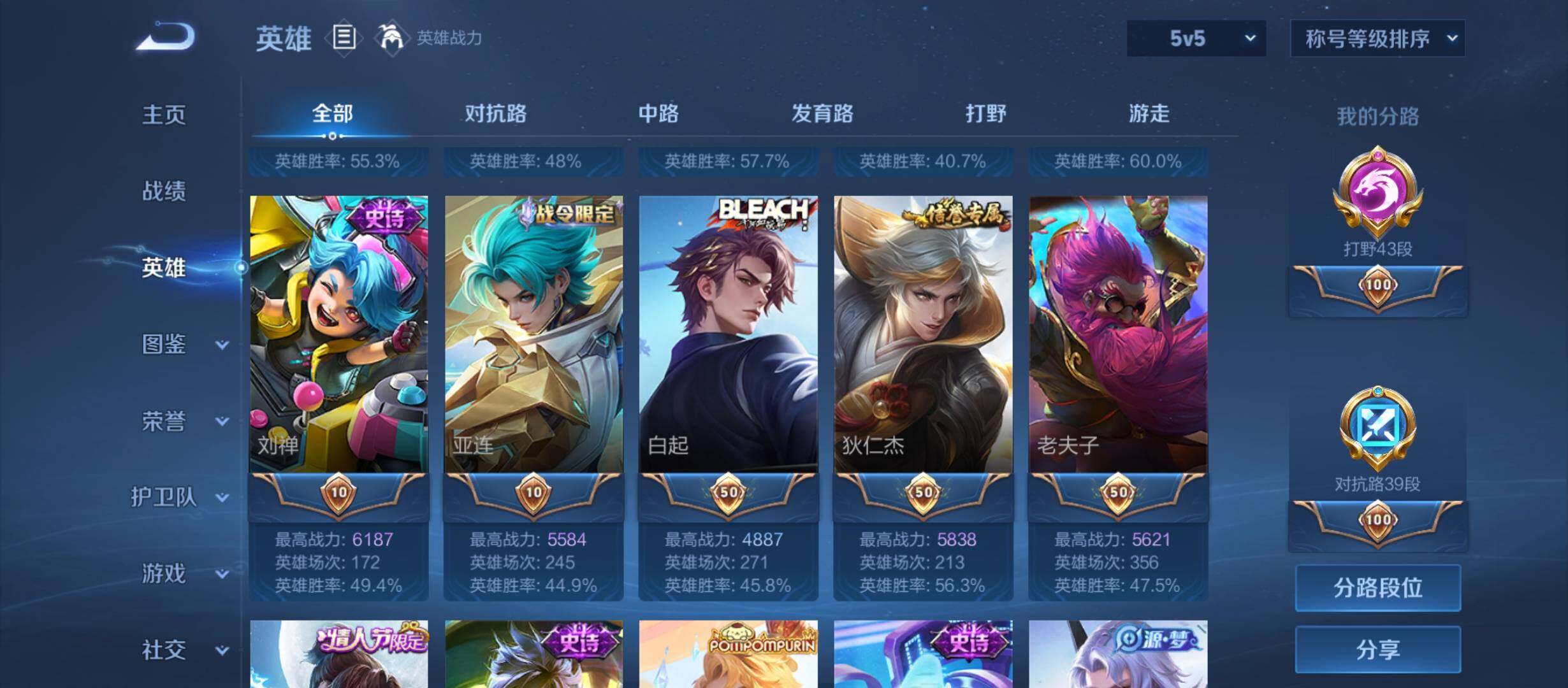 WZCMW4179482王者荣耀账号详情图4 WZCMW4179482王者荣耀账号详情图4