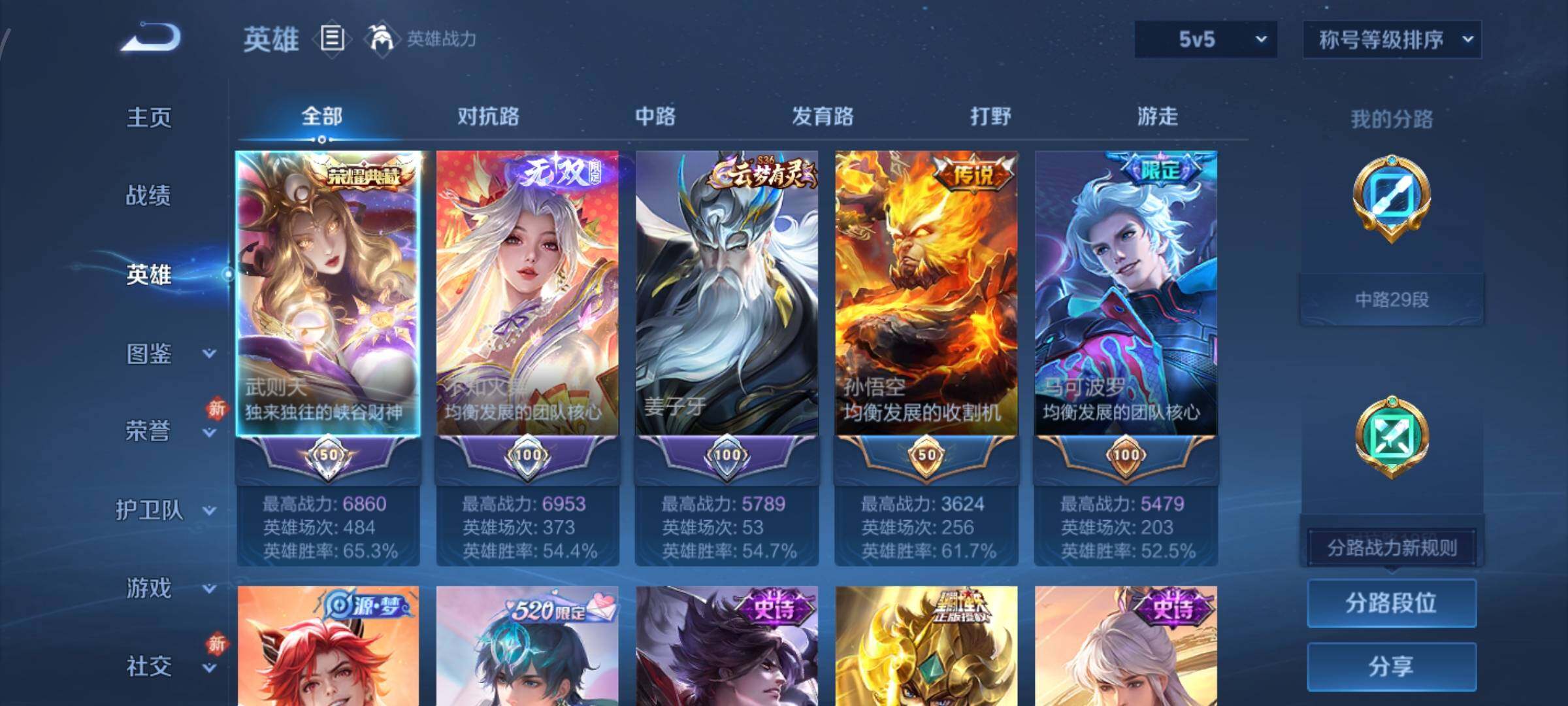 WZCMW4160272王者荣耀账号详情图3