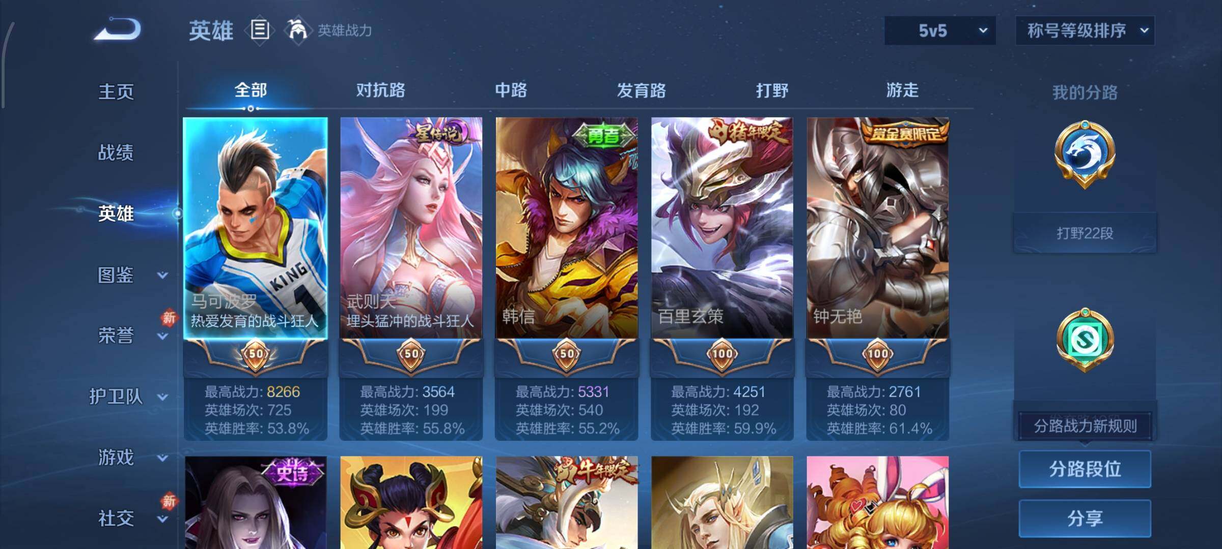 WZCMW4155185王者荣耀账号详情图3