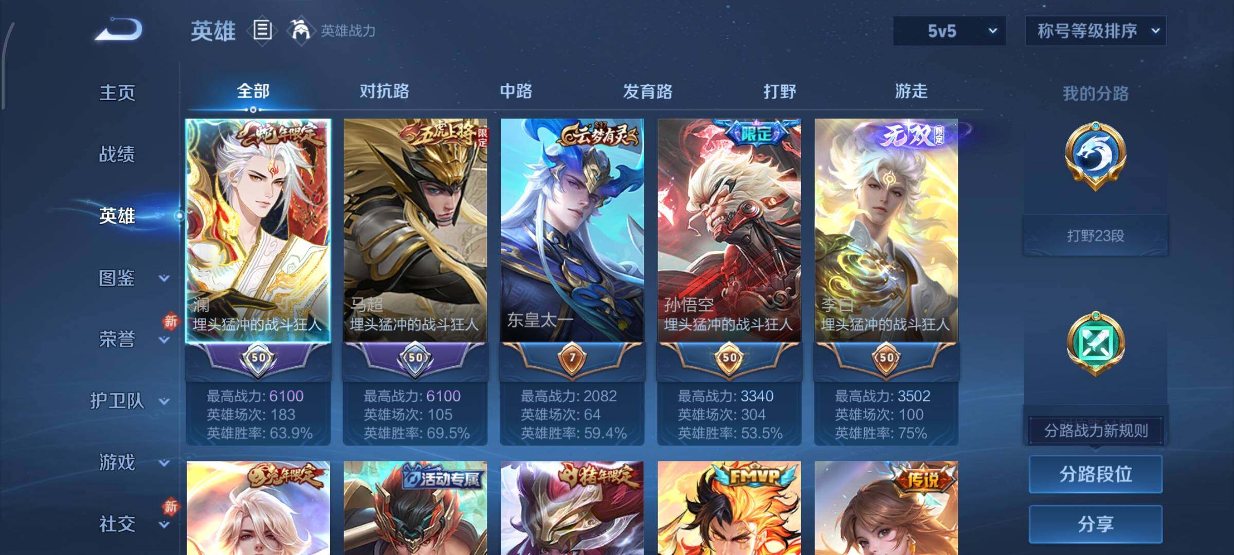 WZCMW4155214王者荣耀账号详情图3