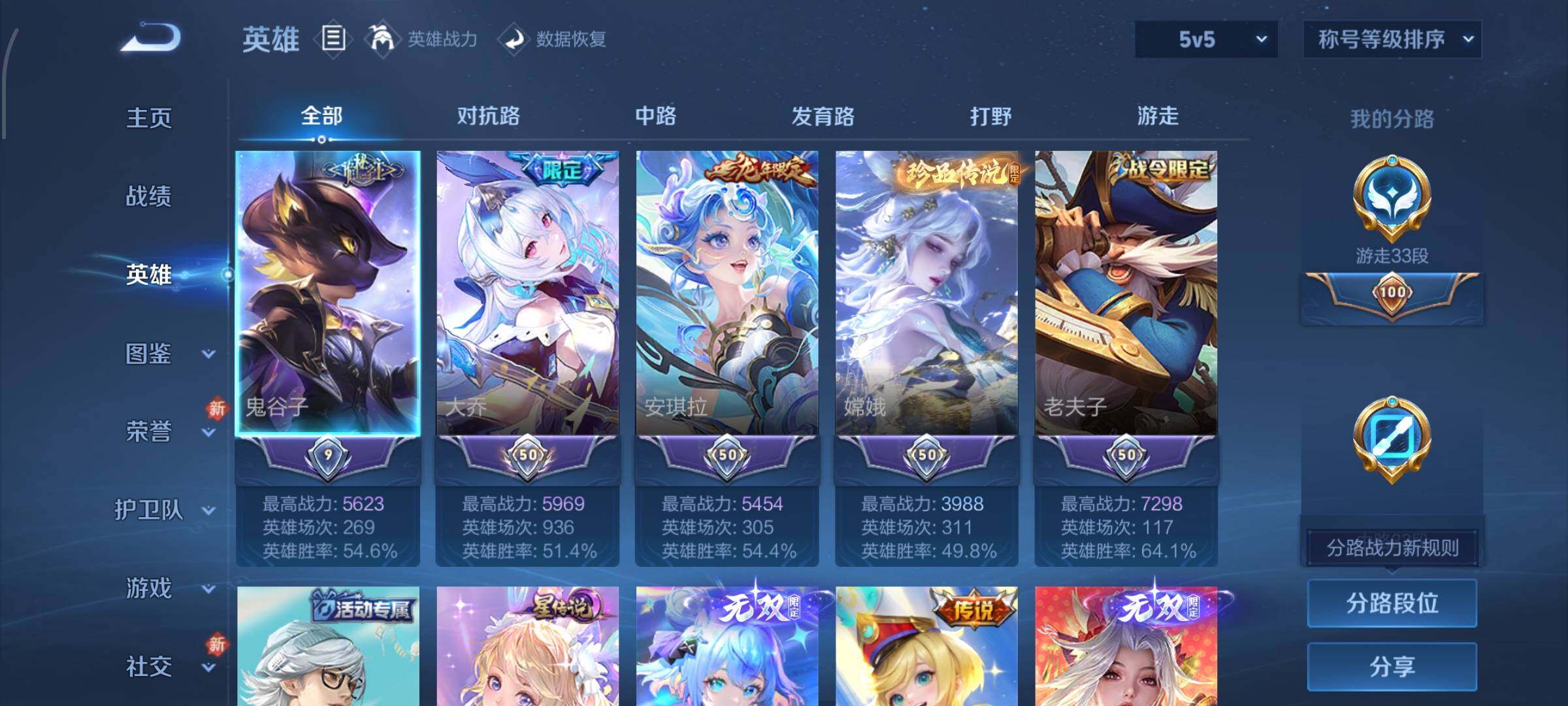 WZCMW4155213王者荣耀账号详情图3