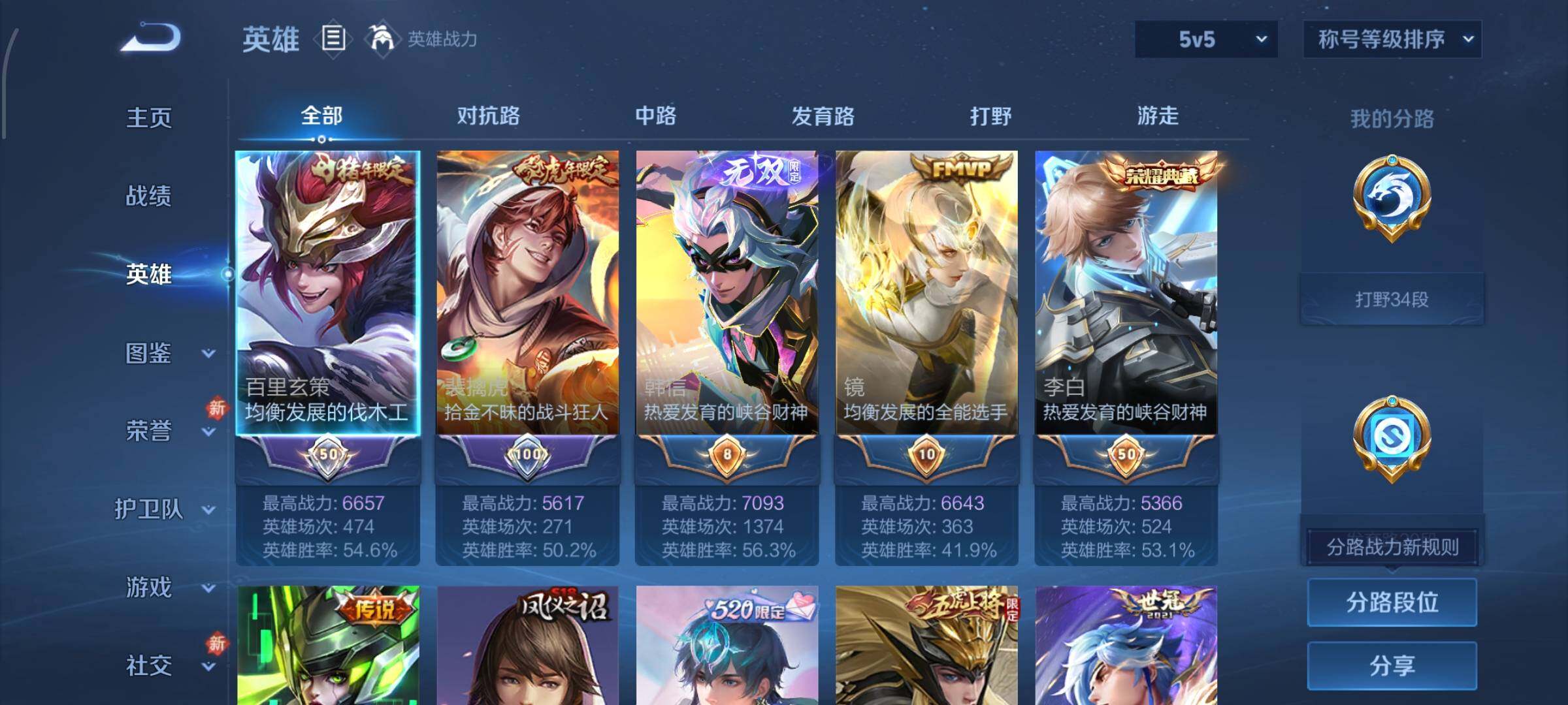 WZCMW4155200王者荣耀账号详情图3