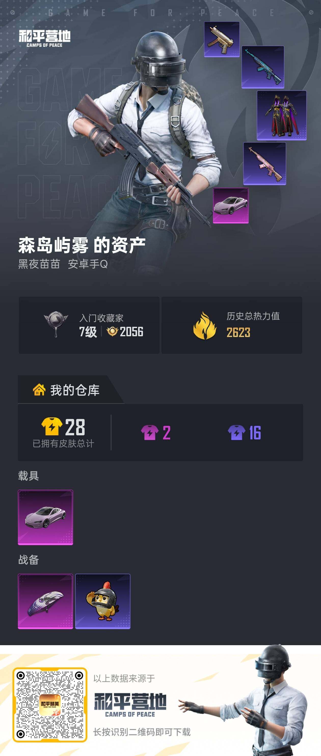 HPLX483620和平精英账号详情图2