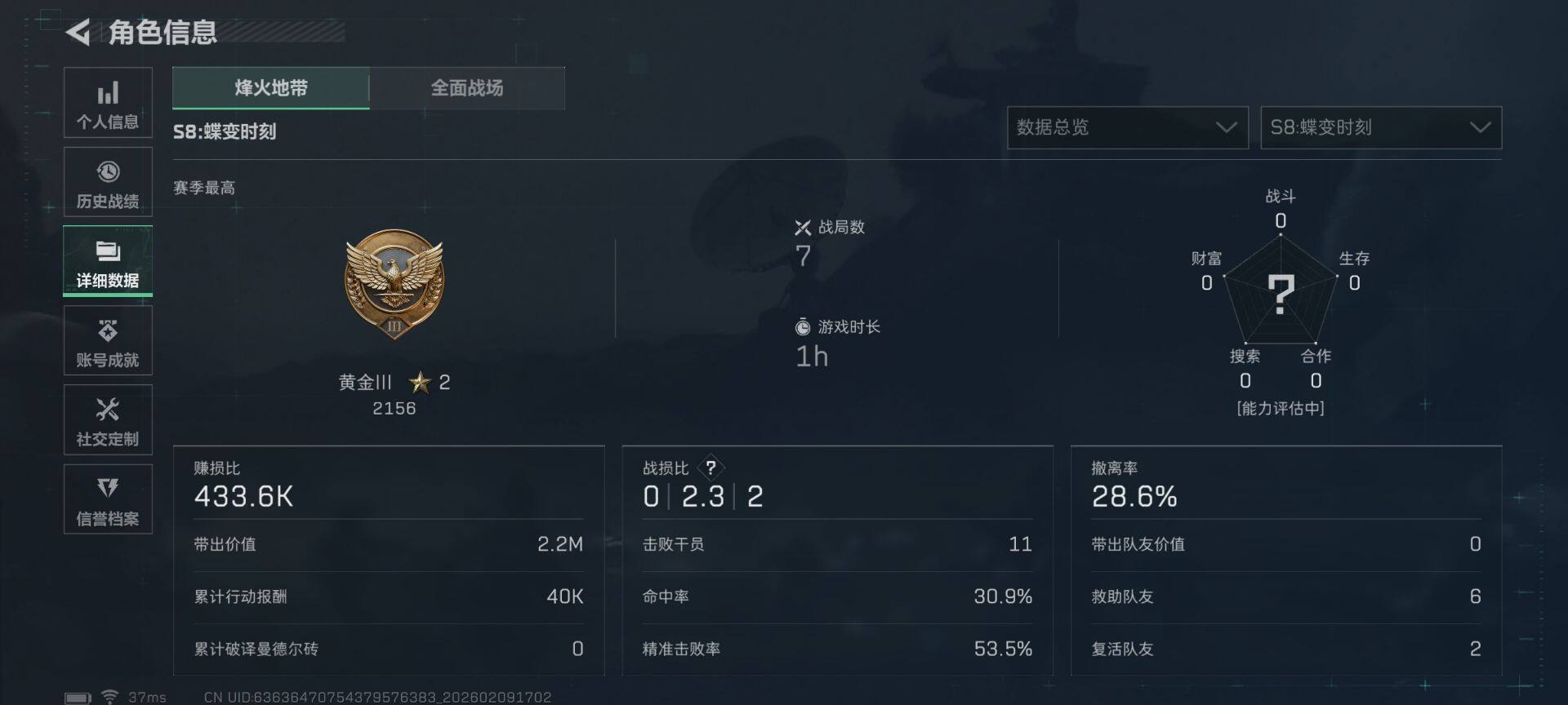 SJZEY441920三角洲行动账号详情图6