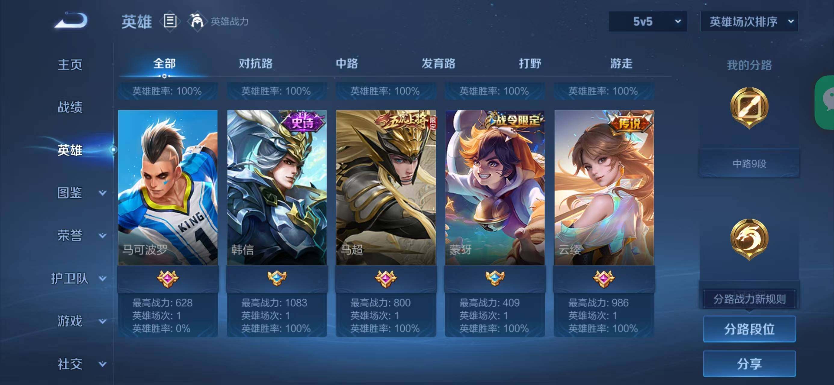 WZQM4148935王者荣耀账号详情图6