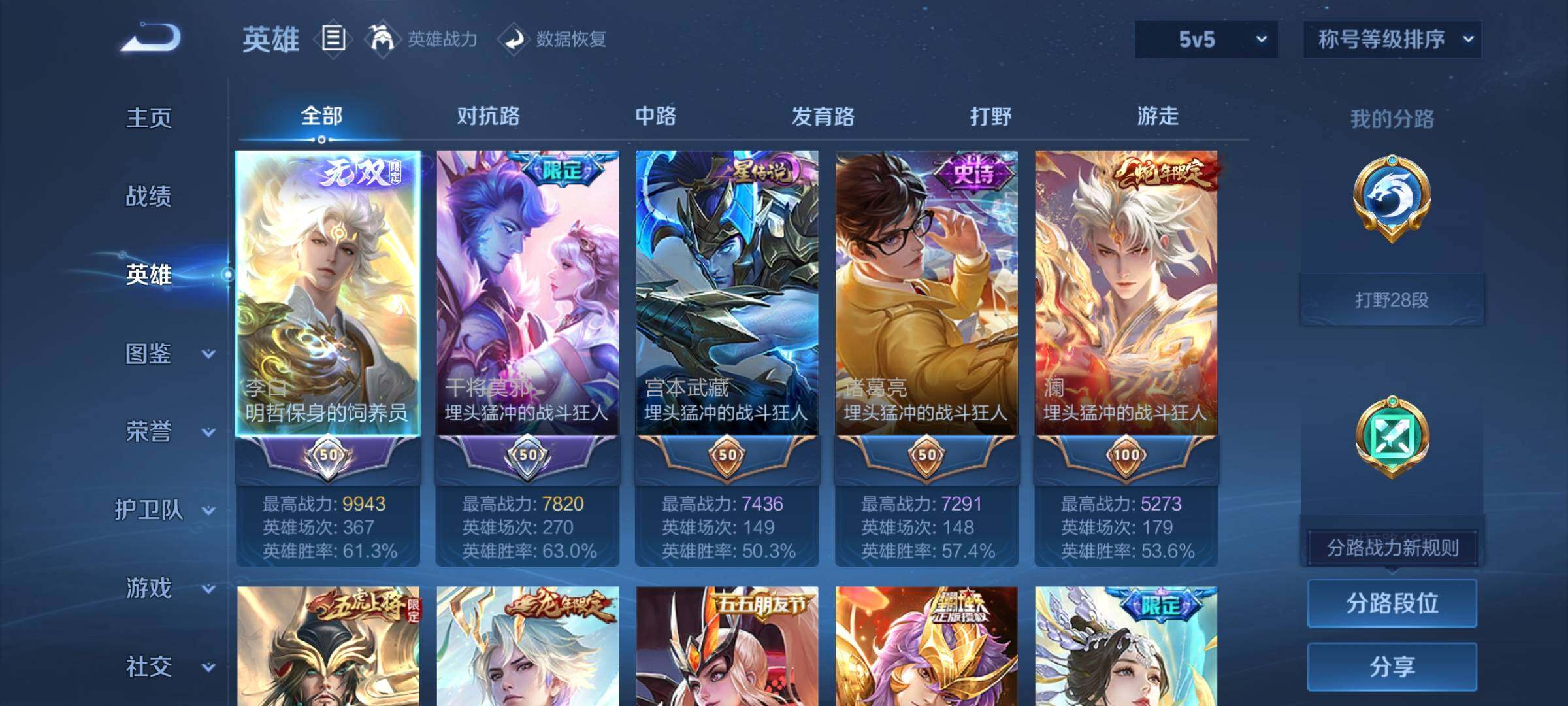 WZCMY4159704王者荣耀账号详情图3