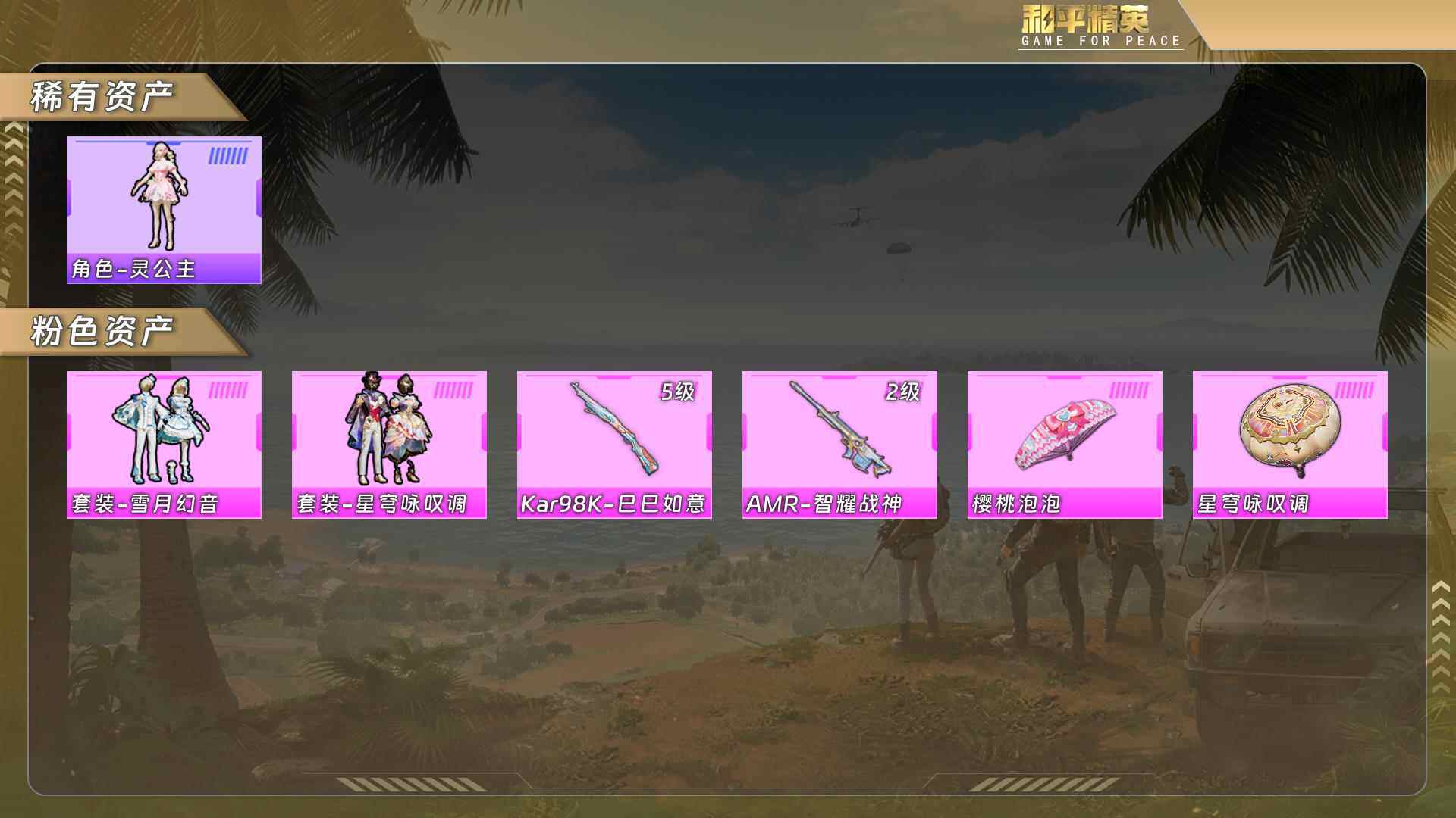 HPQM494893和平精英账号详情图5