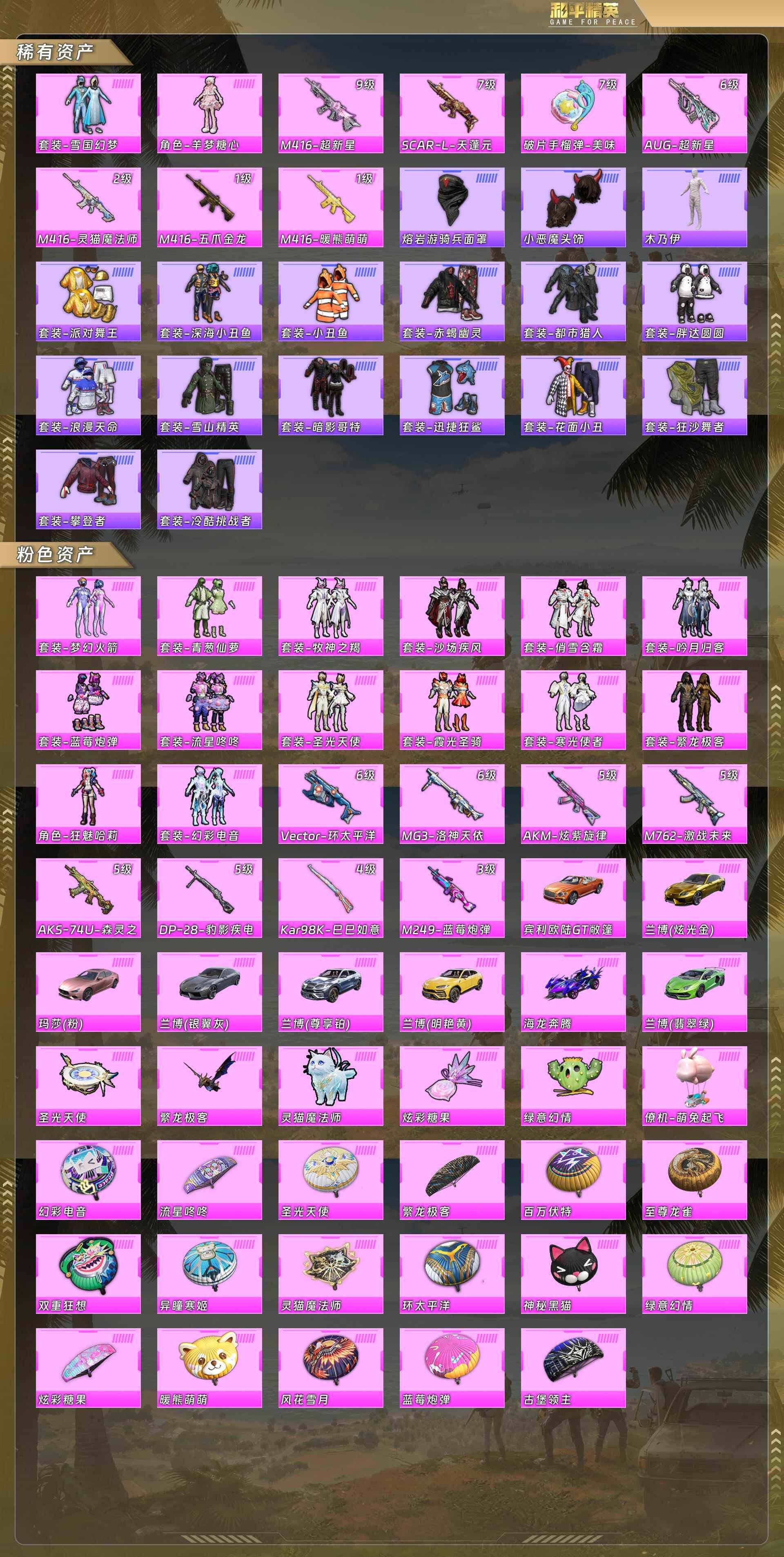 HPQM495425和平精英账号详情图5