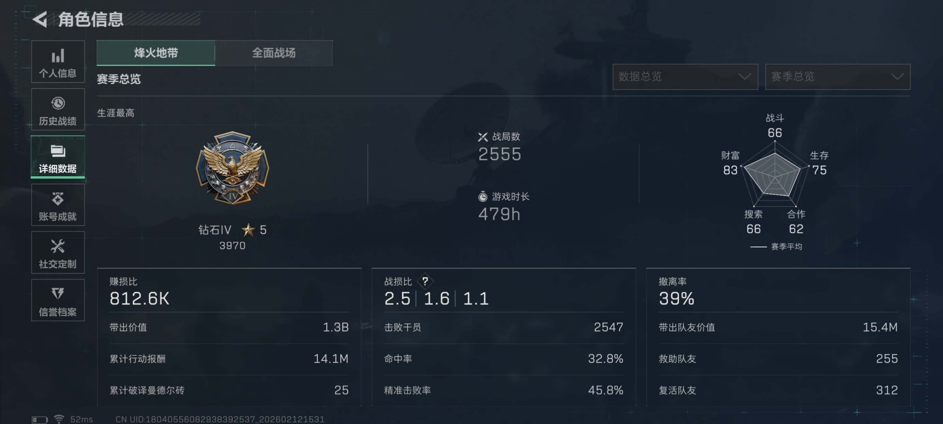 SJZCMW442335三角洲行动账号详情图5