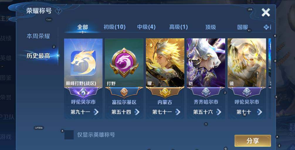 WZCMW4151107王者荣耀账号详情图12