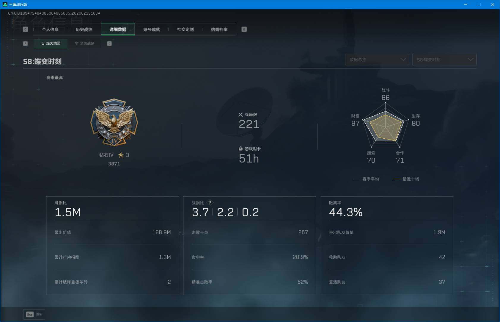 SJZEY442793三角洲行动账号详情图6