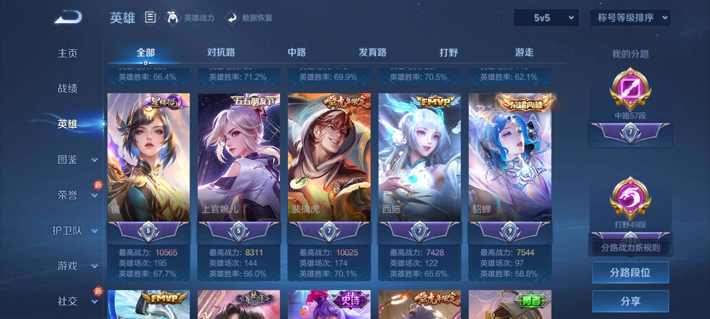 WZCMY4154058王者荣耀账号详情图4