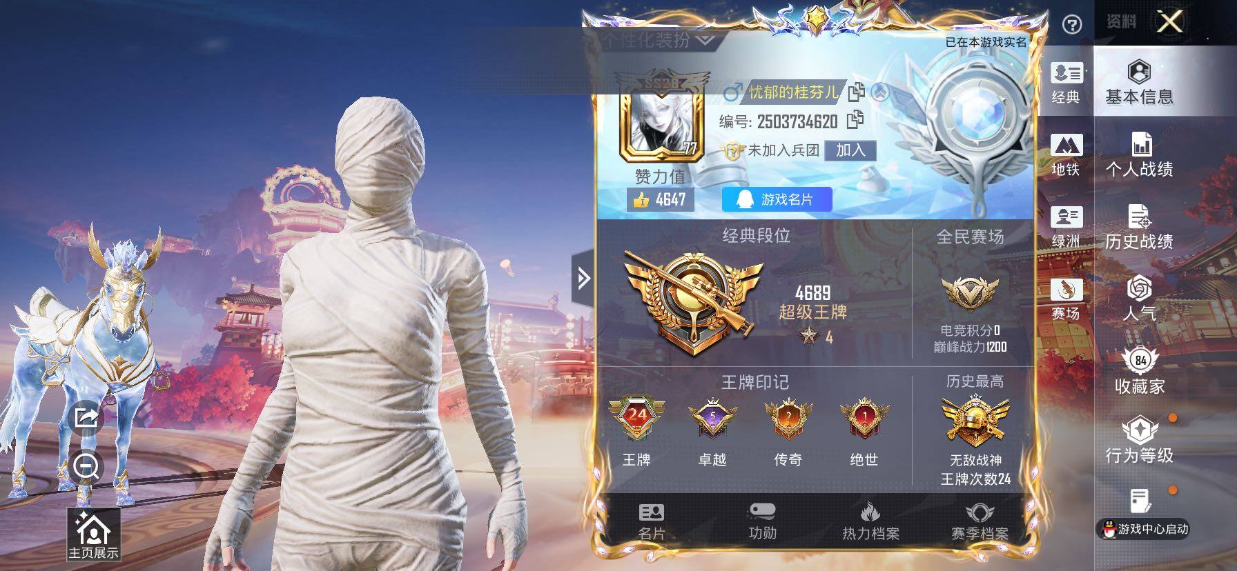 HPCMW485740和平精英账号详情图2