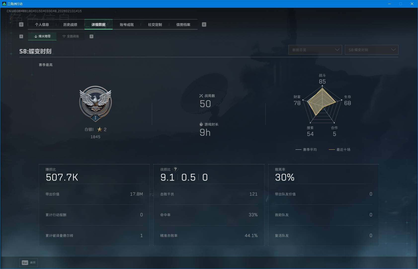 SJZEY443065三角洲行动账号详情图4