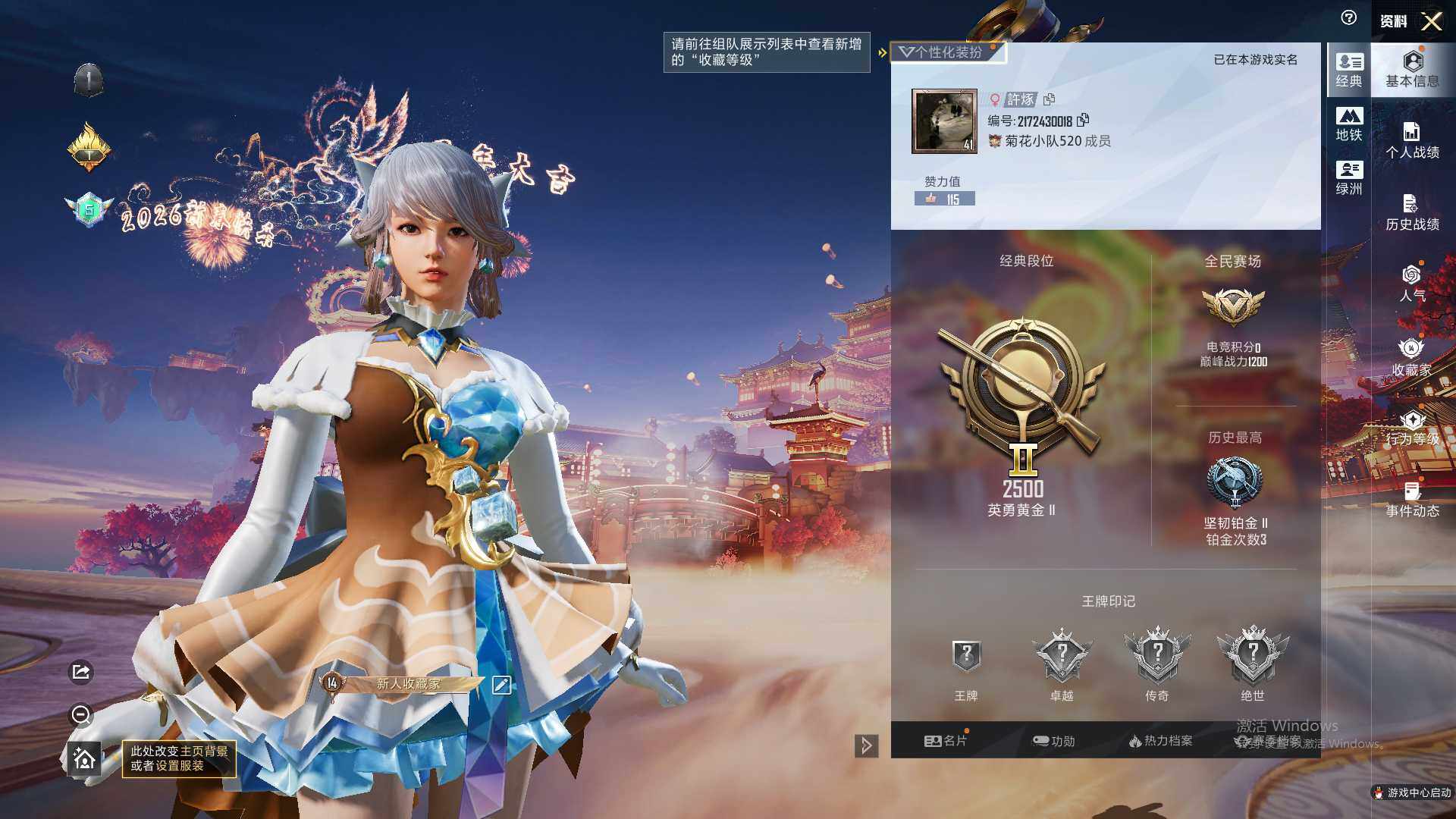 HPLX484164和平精英账号详情图3