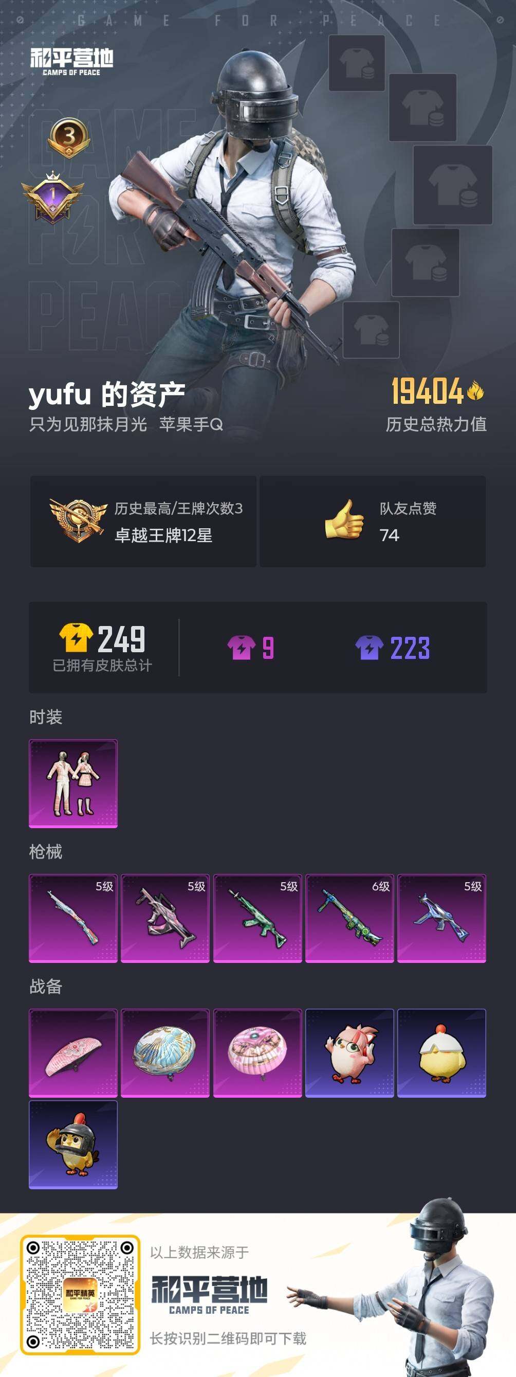 HPLE484155和平精英账号详情图3