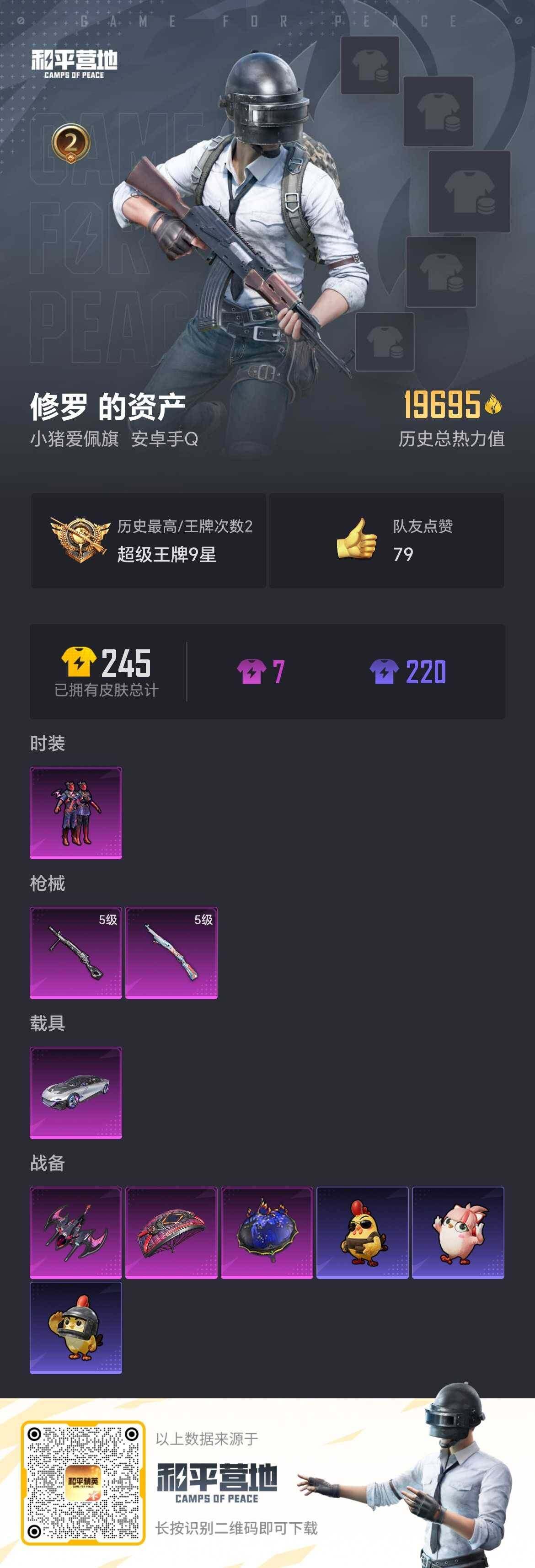 HPLE484571和平精英账号详情图4