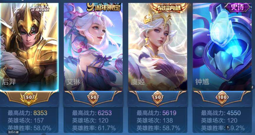 WZCMW4152924王者荣耀账号详情图9