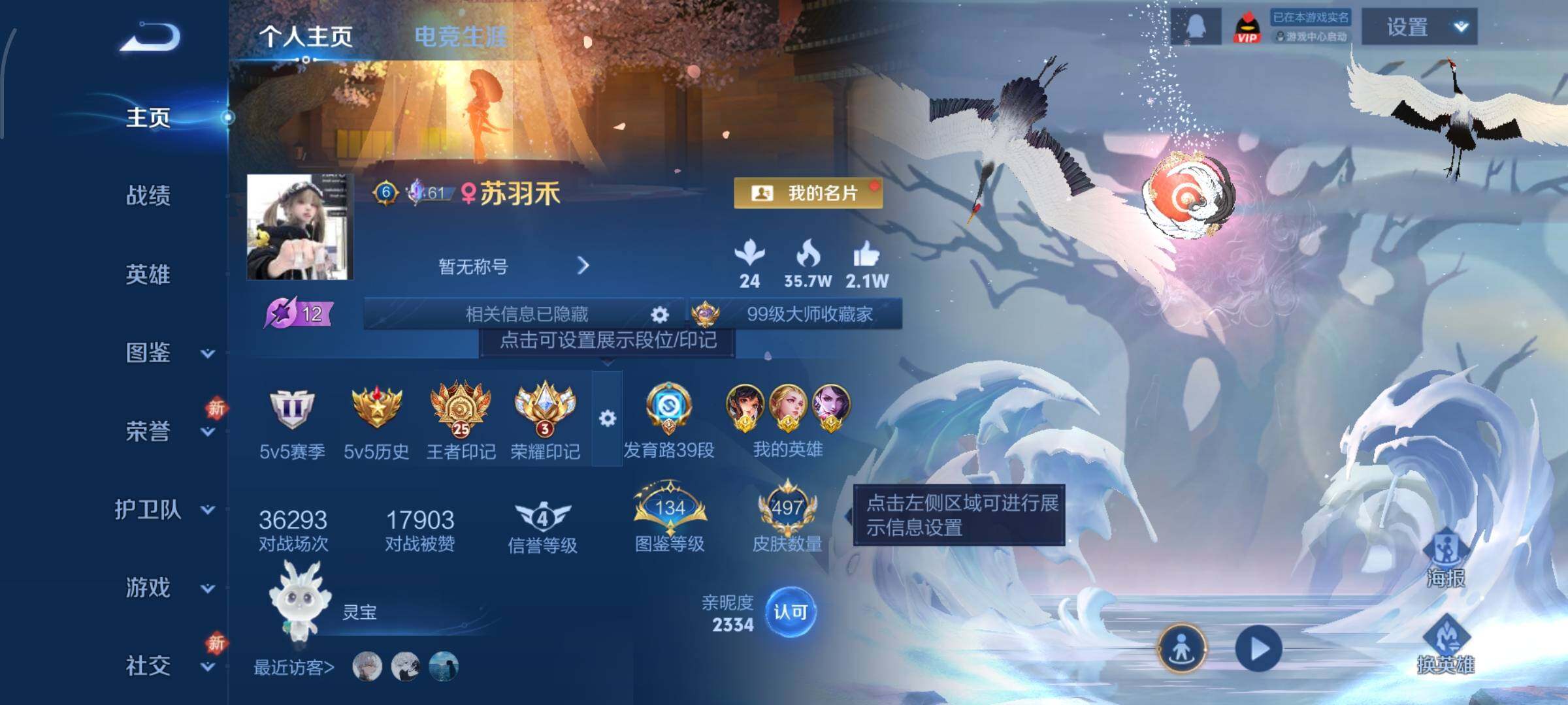 WZCMW4160281王者荣耀账号详情图2