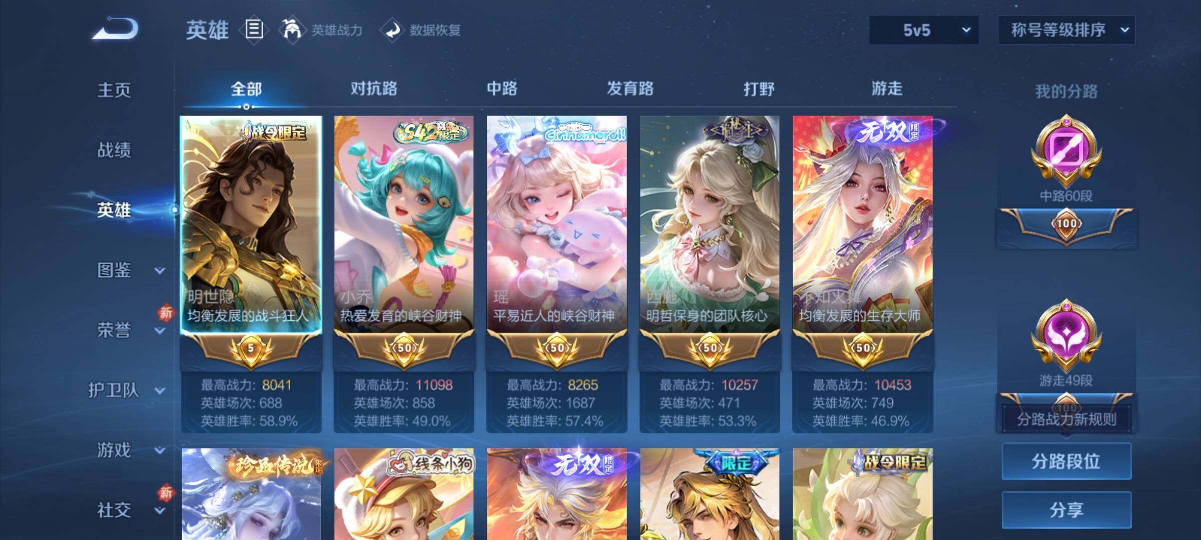 WZCMY4156083王者荣耀账号详情图4 WZCMY4156083王者荣耀账号详情图4