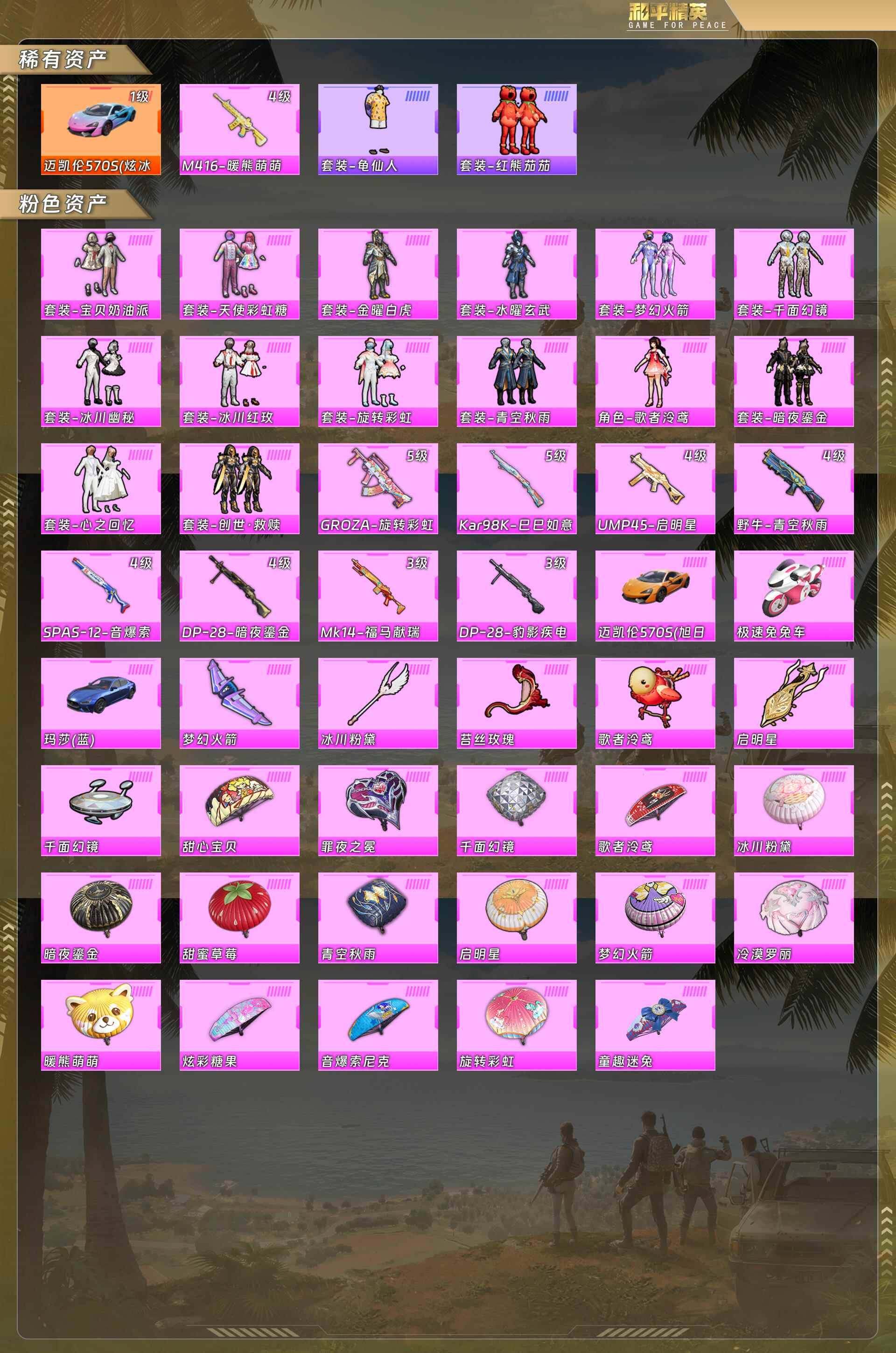 HPCMW497452和平精英账号详情图5