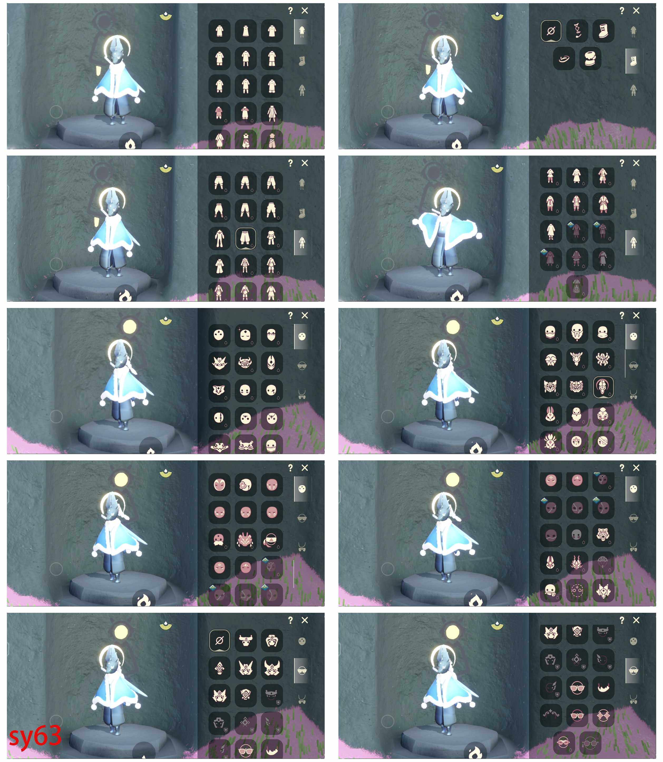 光遇账号安卓官服16季12翼阿努比斯白枭王子围巾欧若拉之翼透明蝶翼雪人斗女巫发型猫猫头
资源：蜡烛5    爱心119      12翼
已毕业地图：全图毕业
毕业季节：圣岛季  预言季 集结季  小王子季   风