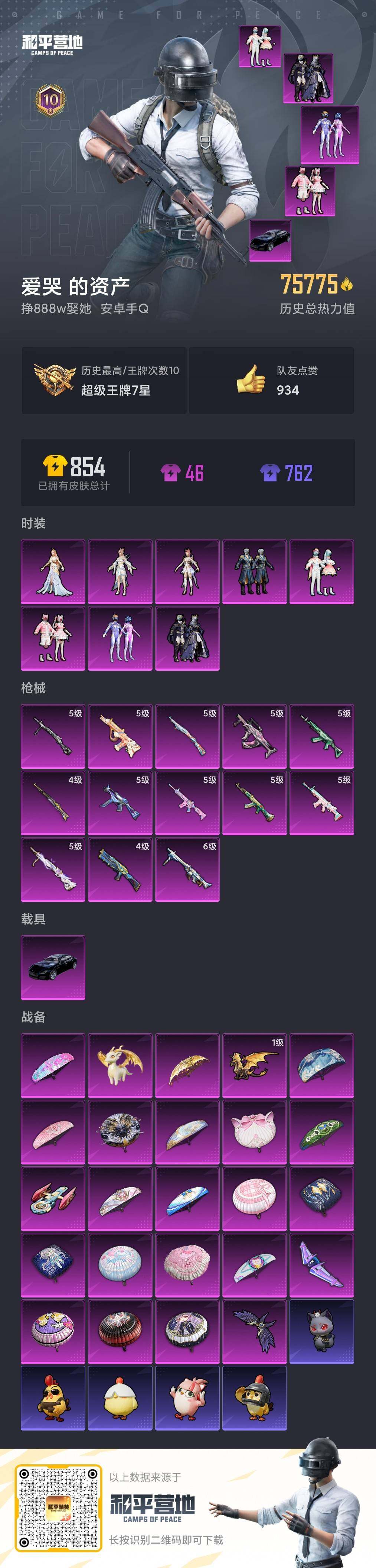 HPQM494401和平精英账号详情图7