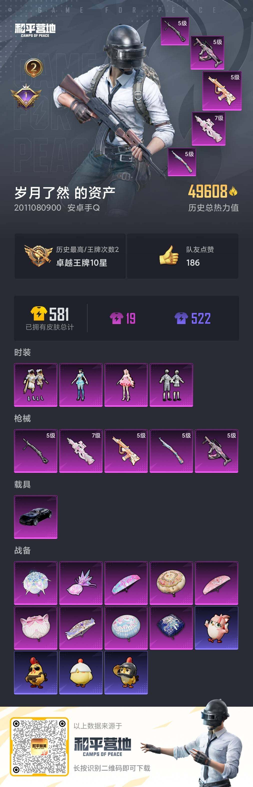 HPCMW485970和平精英账号详情图5