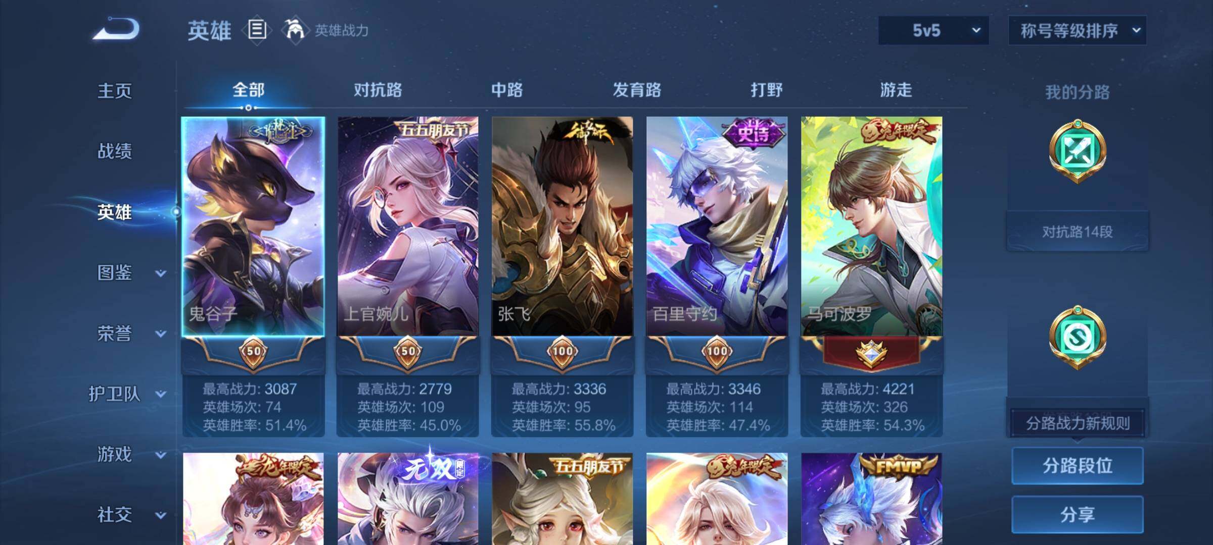 WZCMY4166390王者荣耀账号详情图3