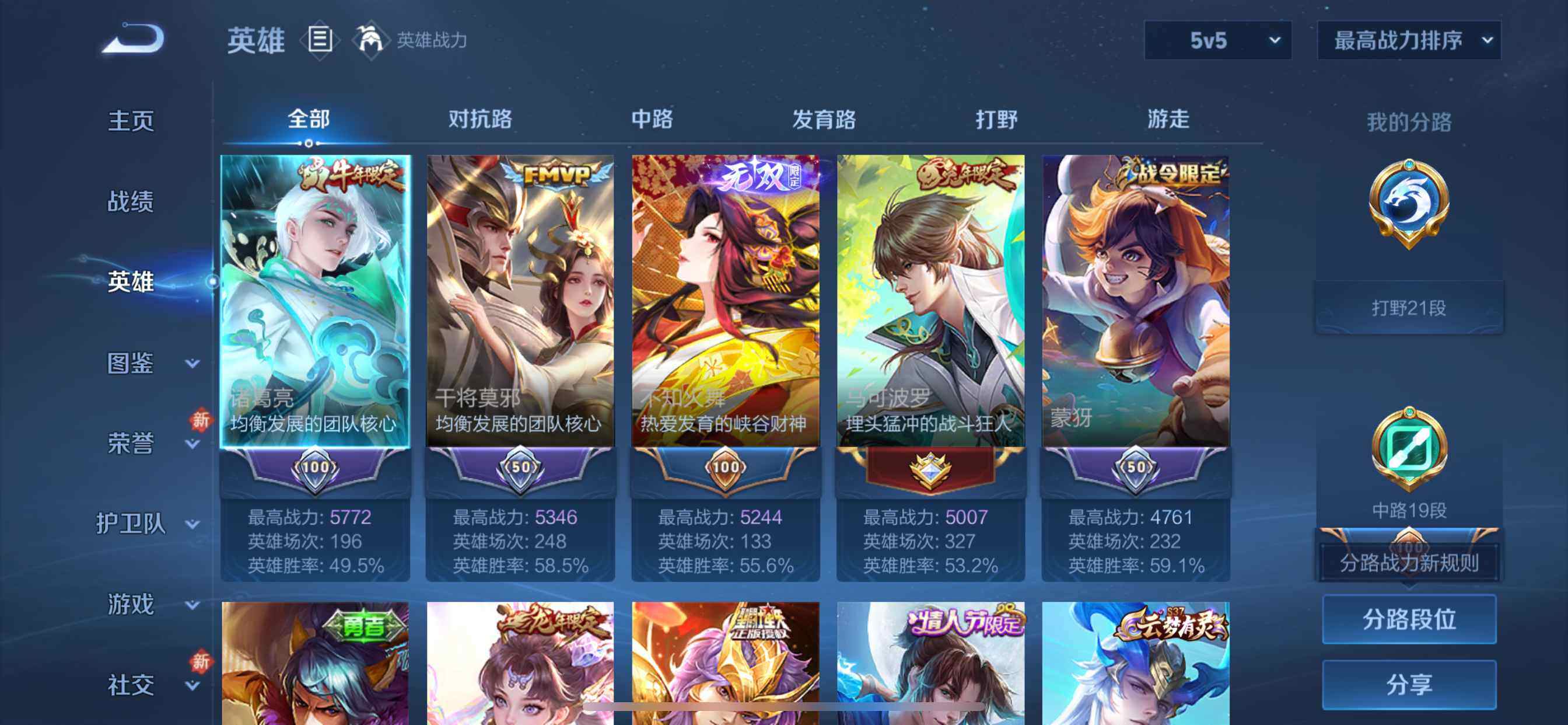 WZDN4156088王者荣耀账号详情图4