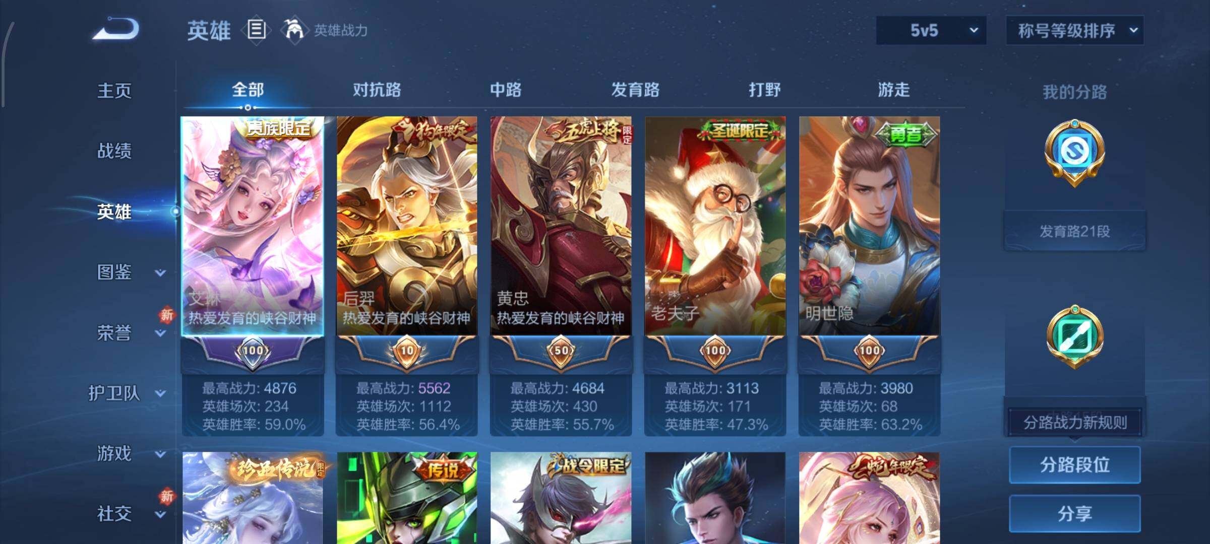 WZCMW4161627王者荣耀账号详情图3