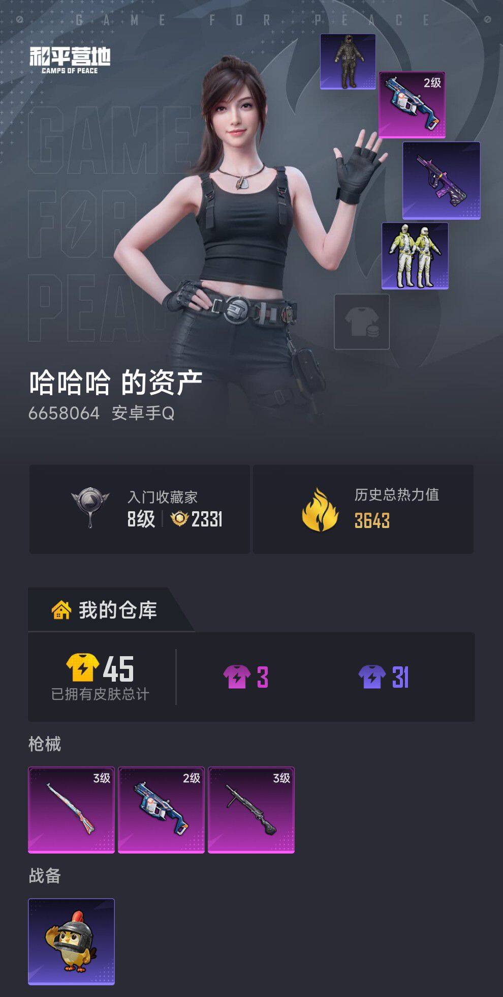 HPCMW486319和平精英账号详情图3