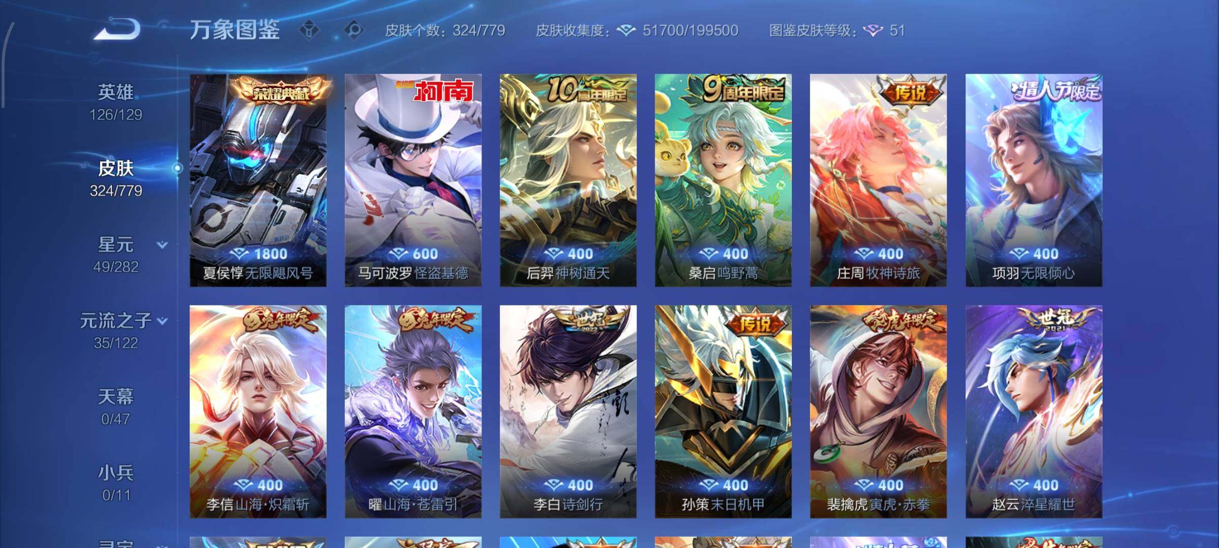 WZCMW4162297王者荣耀账号详情图6