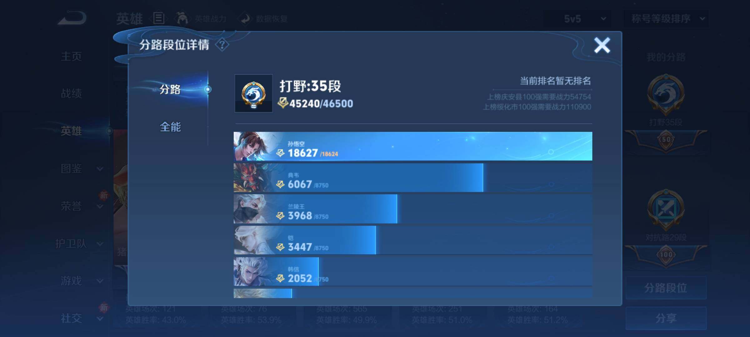 WZCMY4158789王者荣耀账号详情图4 WZCMY4158789王者荣耀账号详情图4