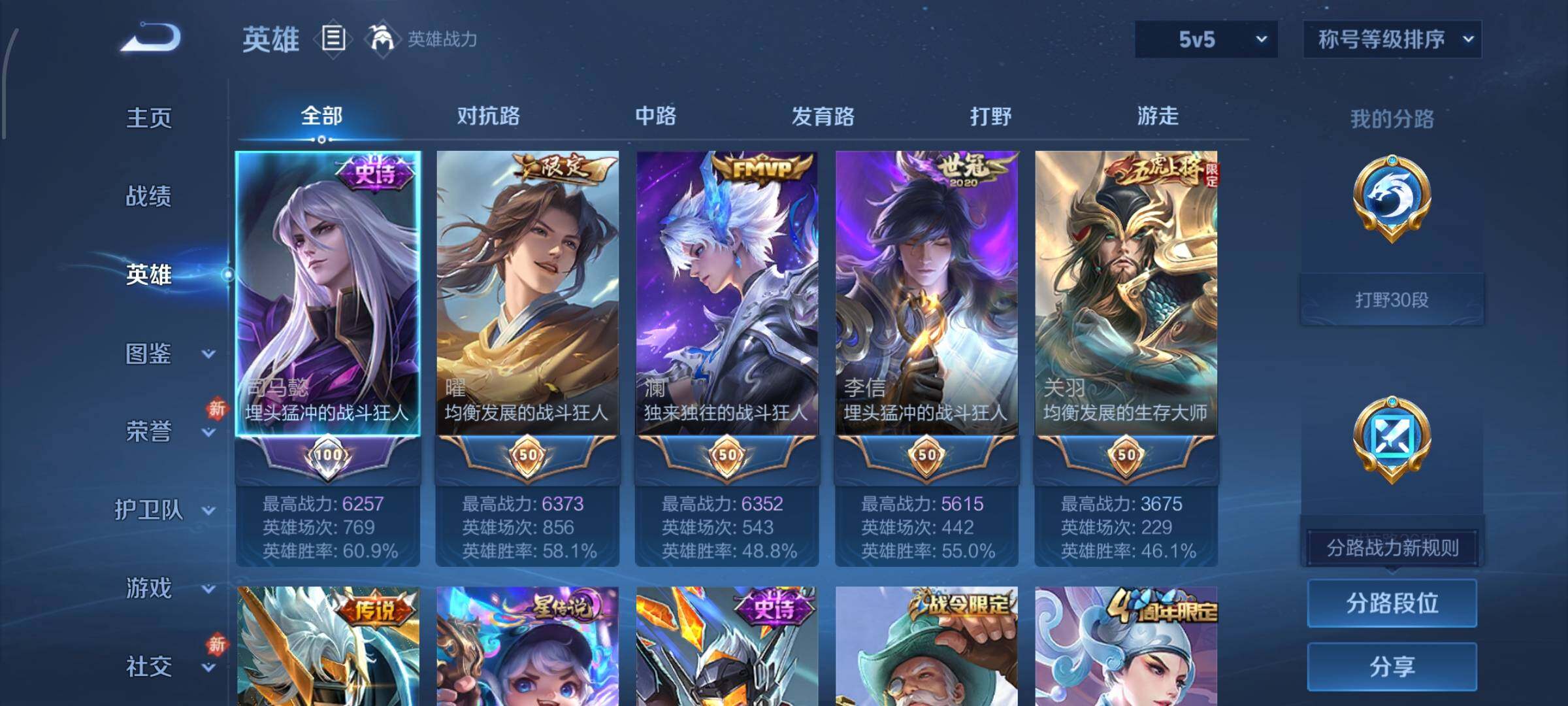 WZCMW4158686王者荣耀账号详情图3