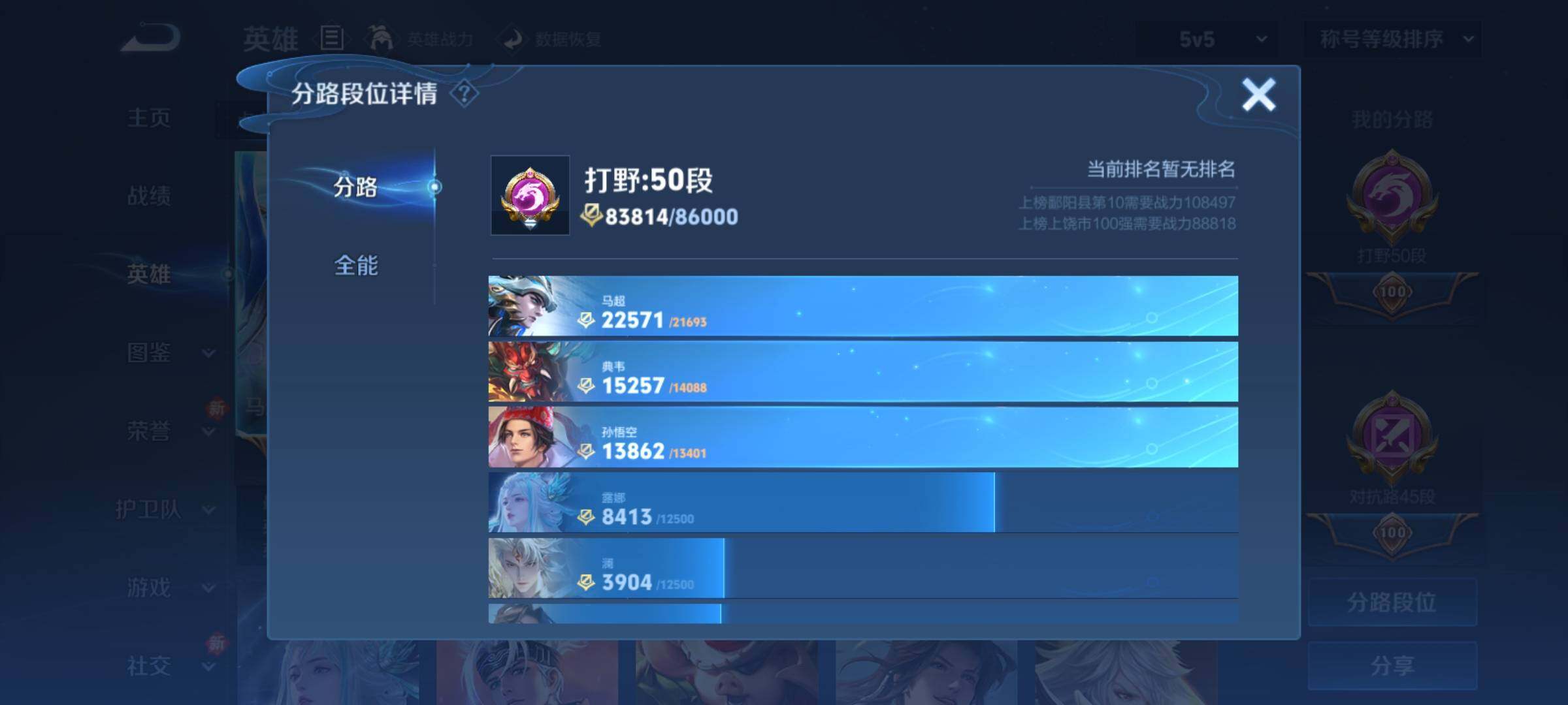 WZCMY4161074王者荣耀账号详情图5 WZCMY4161074王者荣耀账号详情图5