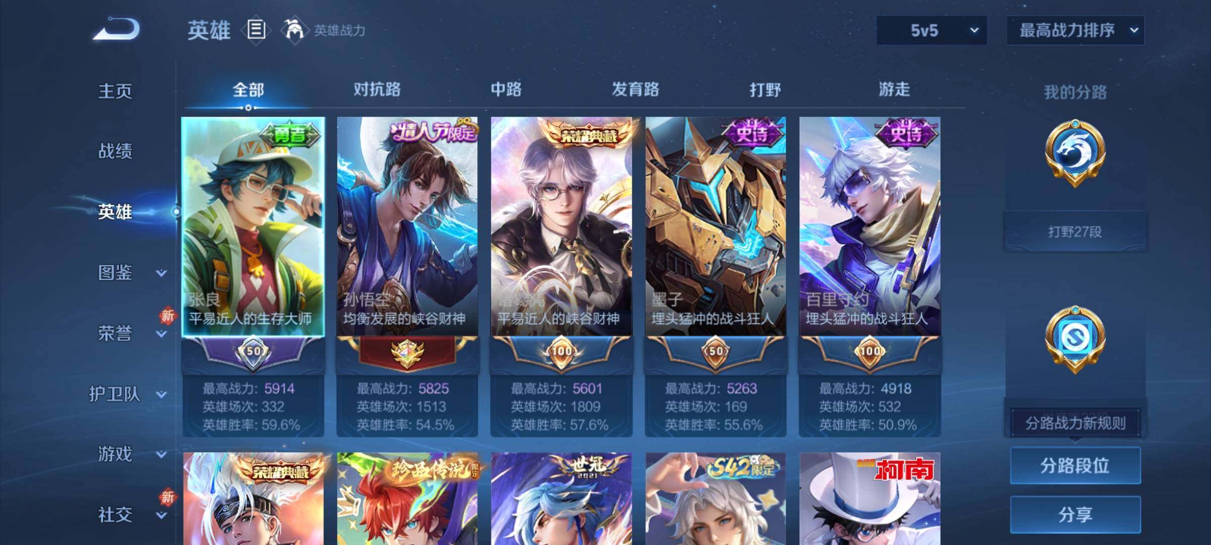 WZCMY4161110王者荣耀账号详情图3