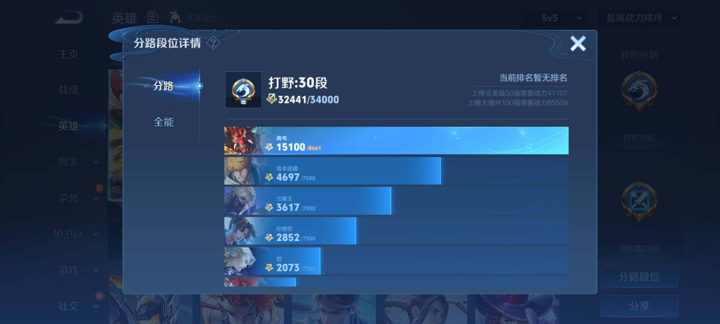 WZCMY4163182王者荣耀账号详情图4